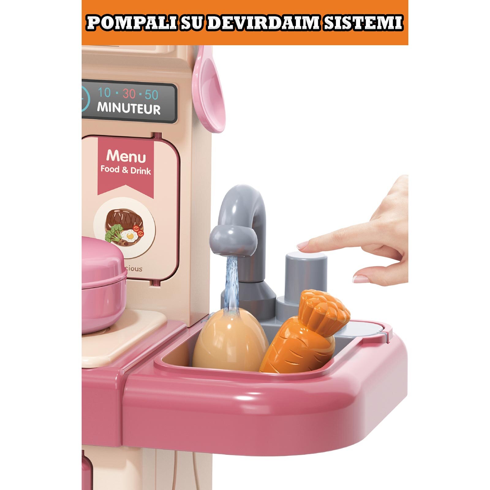 Buharlı Pilli Mutfak Set