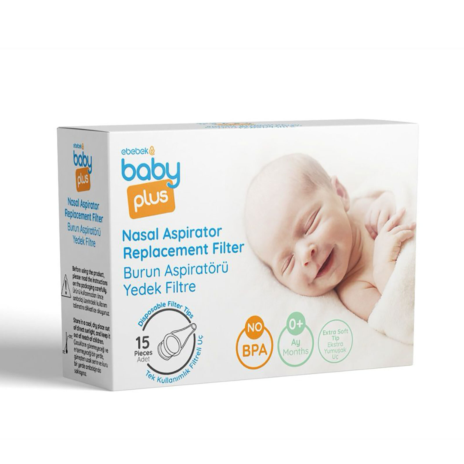 Burun Aspiratörü Yedek Filtre 15'lli Burun Aspiratörü Yedek Filtre 15'lli