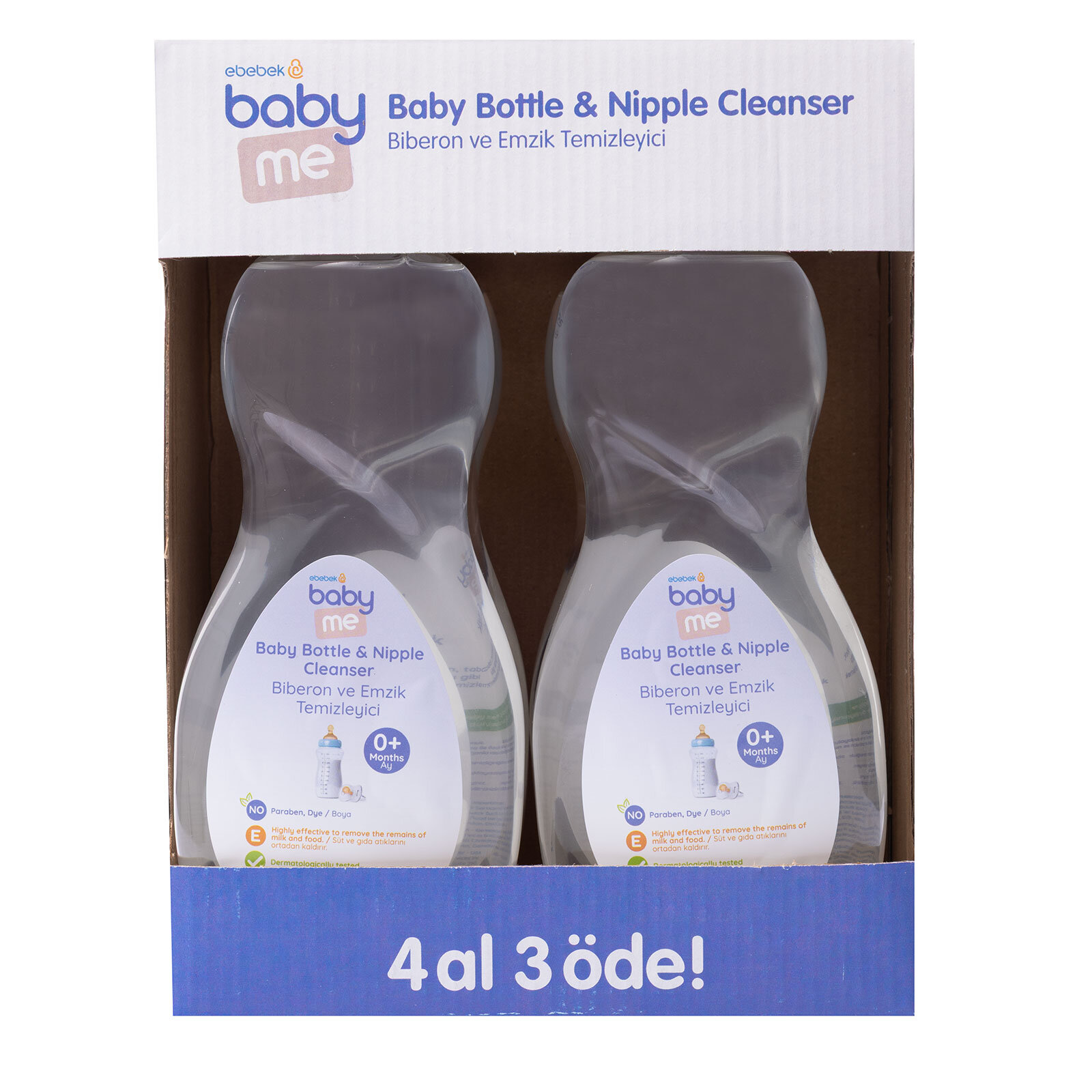 Likit Emzik Biberon Temizleyici 4x500ml Likit Emzik Biberon Temizleyici 4x500ml