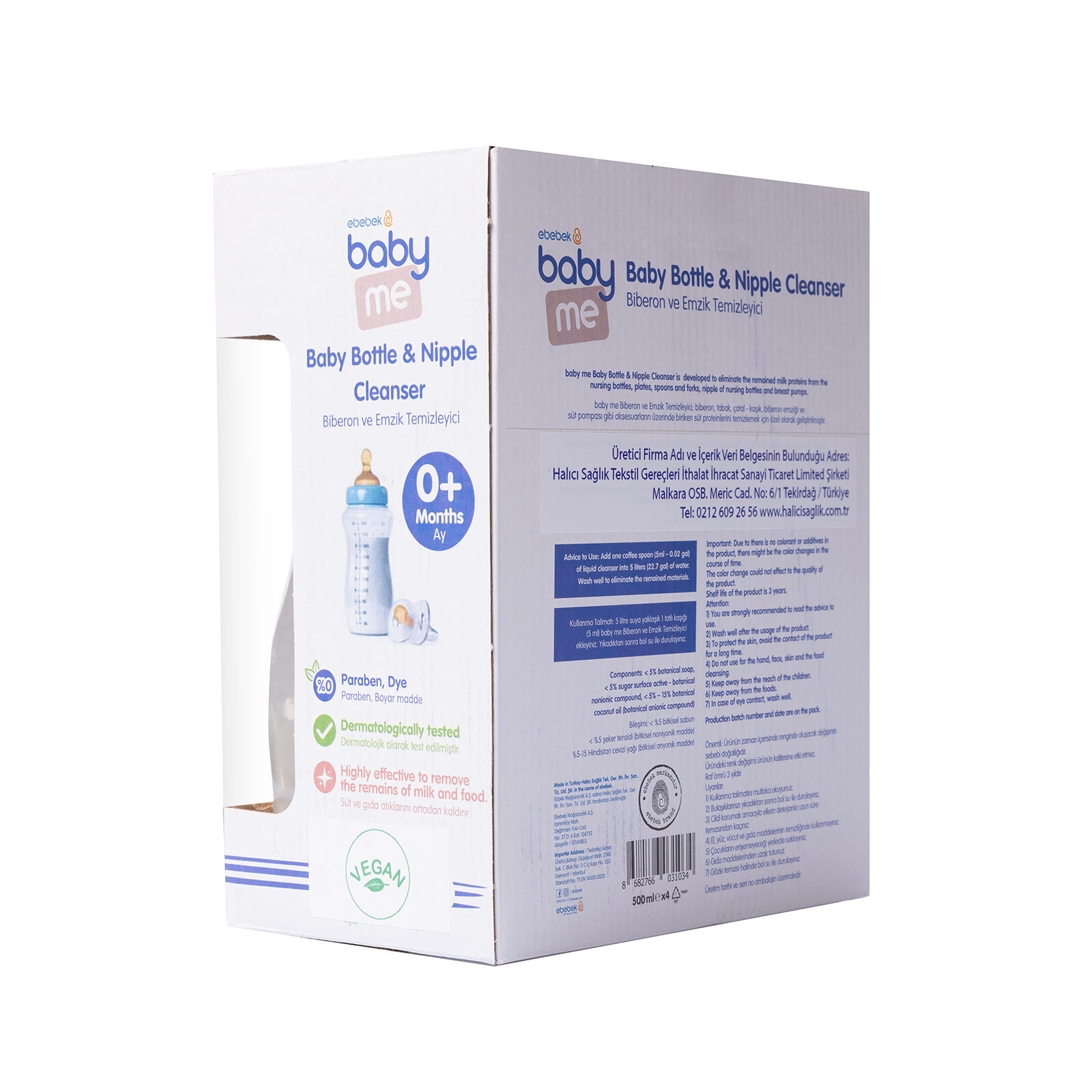 Likit Emzik Biberon Temizleyici 4x500ml Likit Emzik Biberon Temizleyici 4x500ml