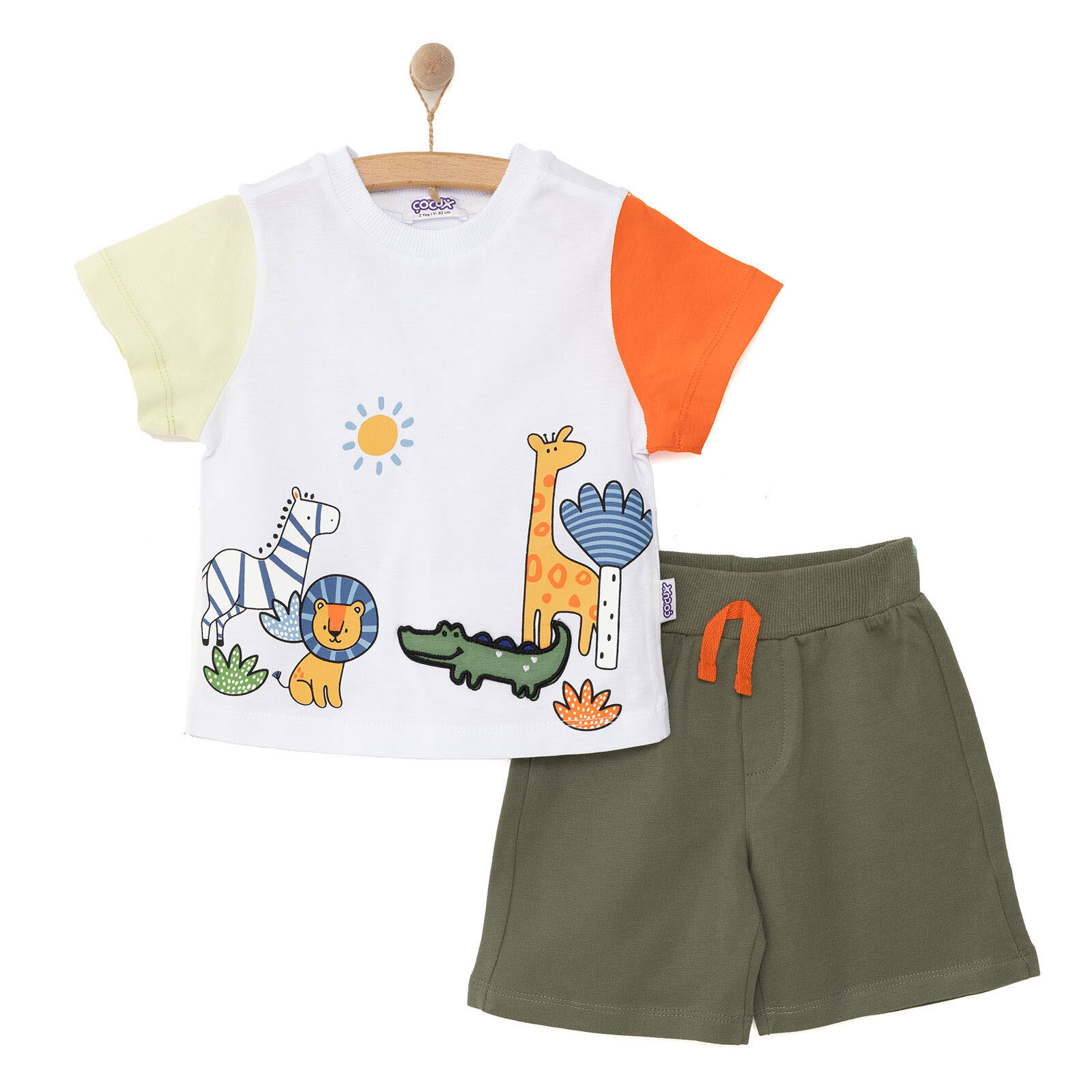 Fun World 3D Erkek Tshirt-Şort Erkek Bebek Fun World 3D Erkek Tshirt-Şort Erkek Bebek