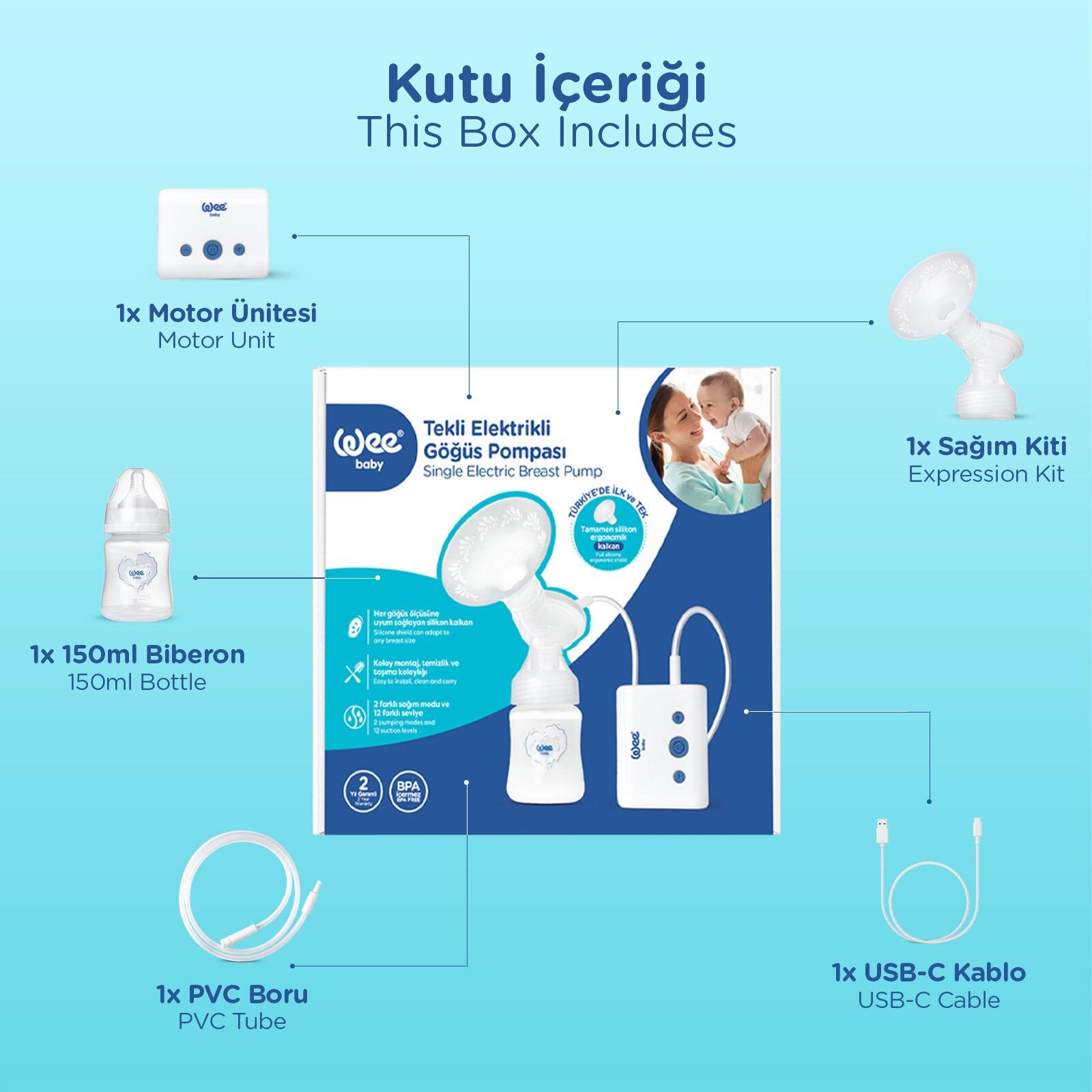 Elektrikli Göğüs Pompası