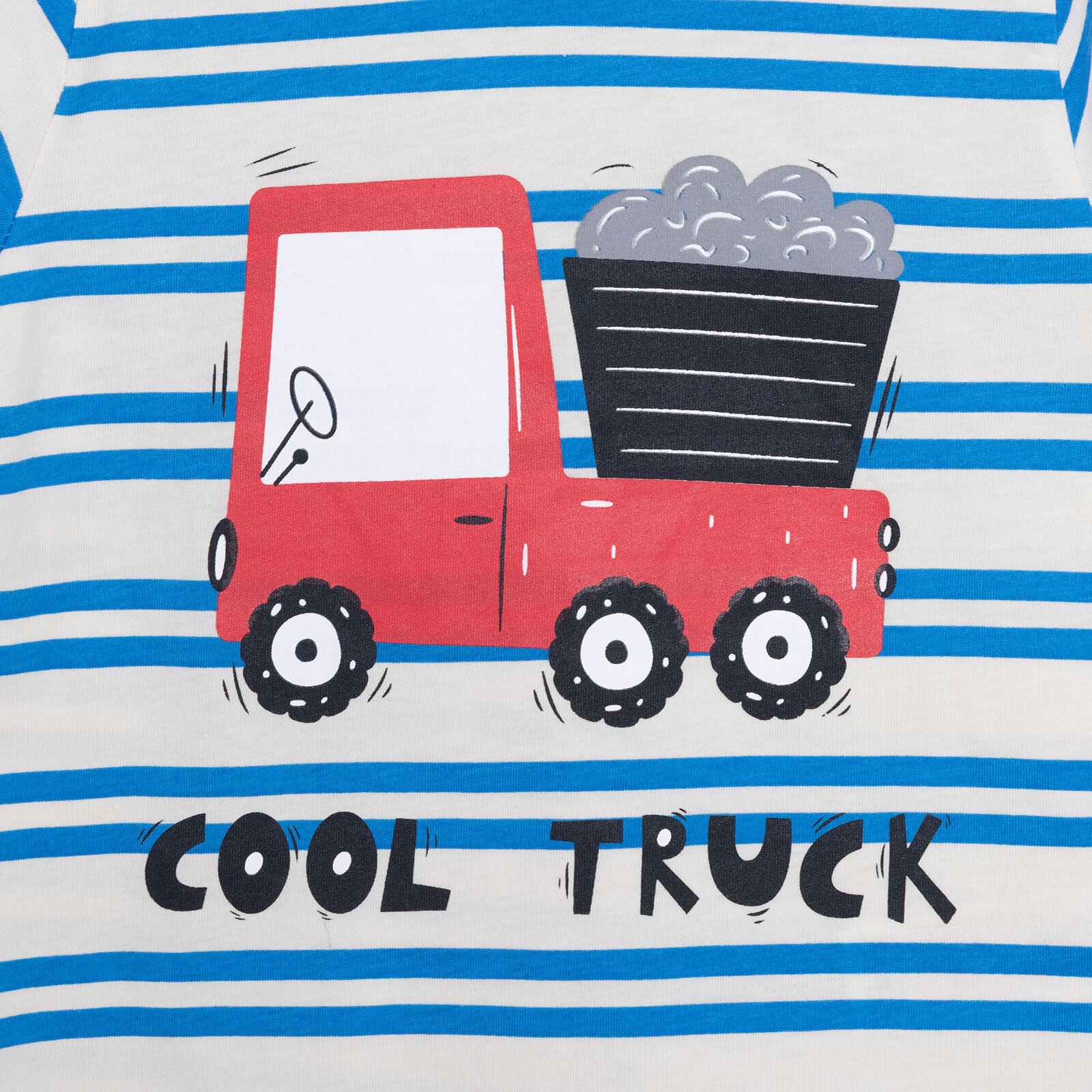 Cars&Roads Erkek Kamyon Baskılı Tshirt-Şort Erkek Bebek