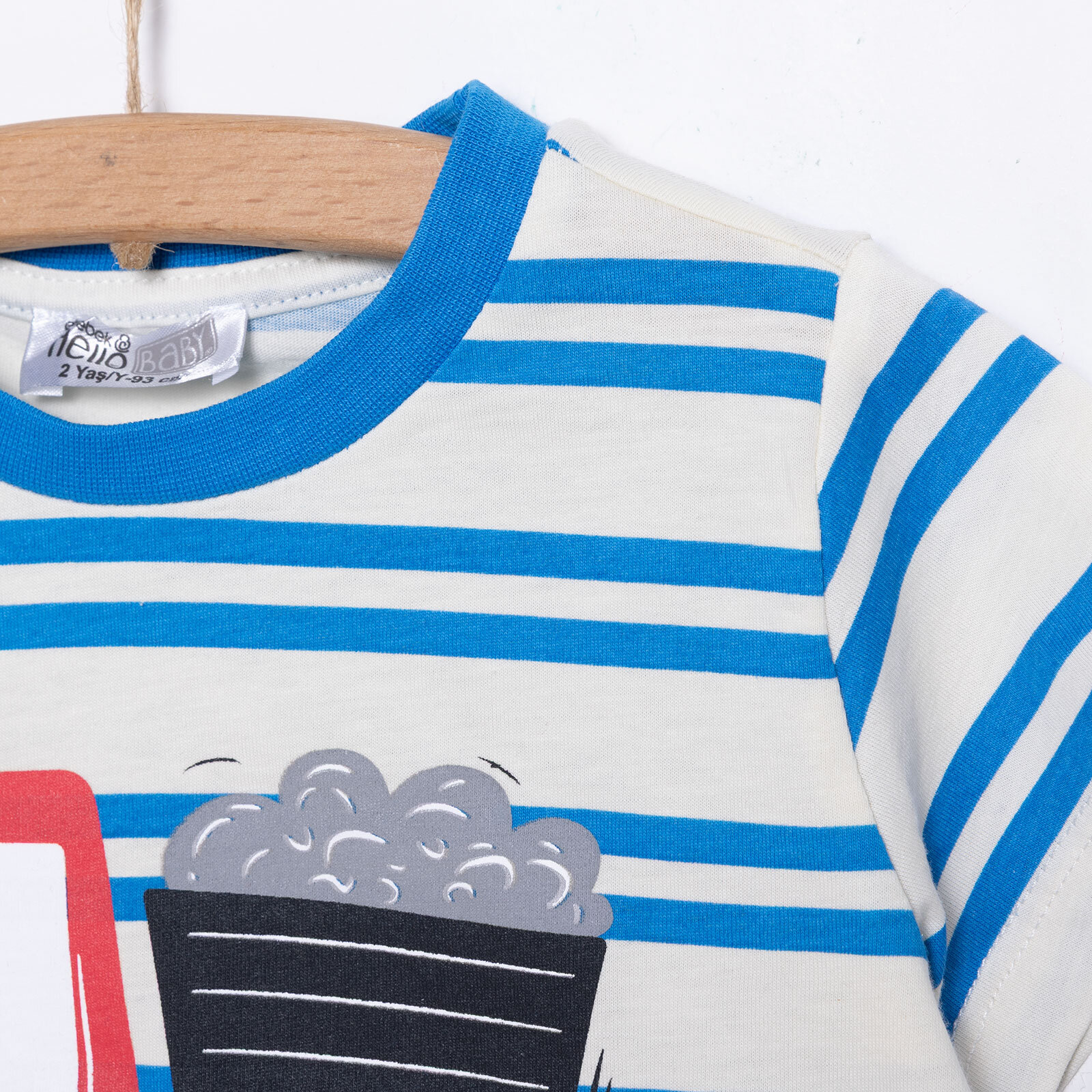 Cars&Roads Erkek Kamyon Baskılı Tshirt-Şort Erkek Bebek