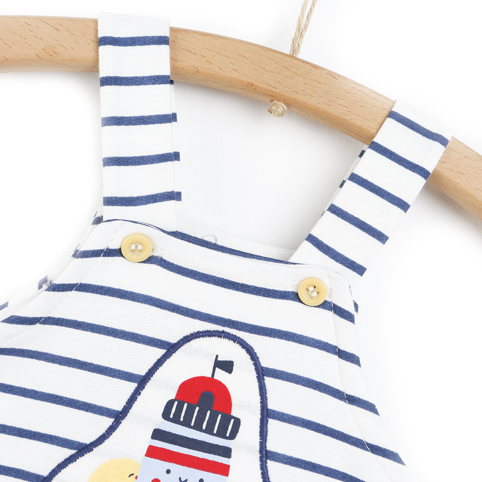 Sunset Şort Salopet-Şapka Set