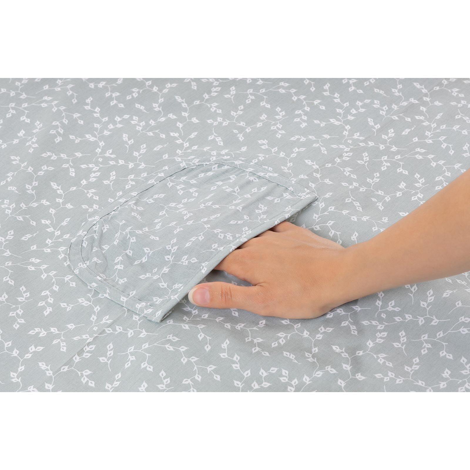 Cepli Emzirme Önlüğü - Yeşil Çiçek