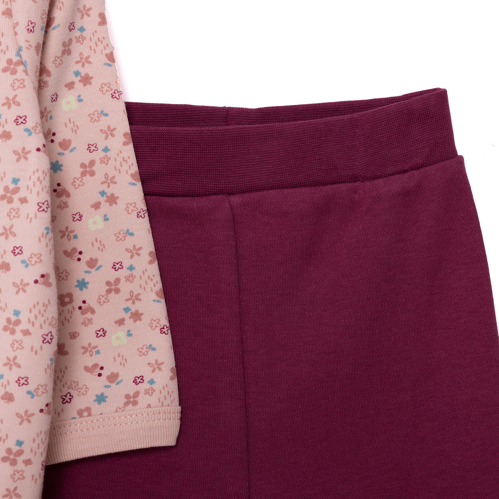 Çiçek Baskılı Yenidoğan Zıbın-Patikli Alt Kız Bebek