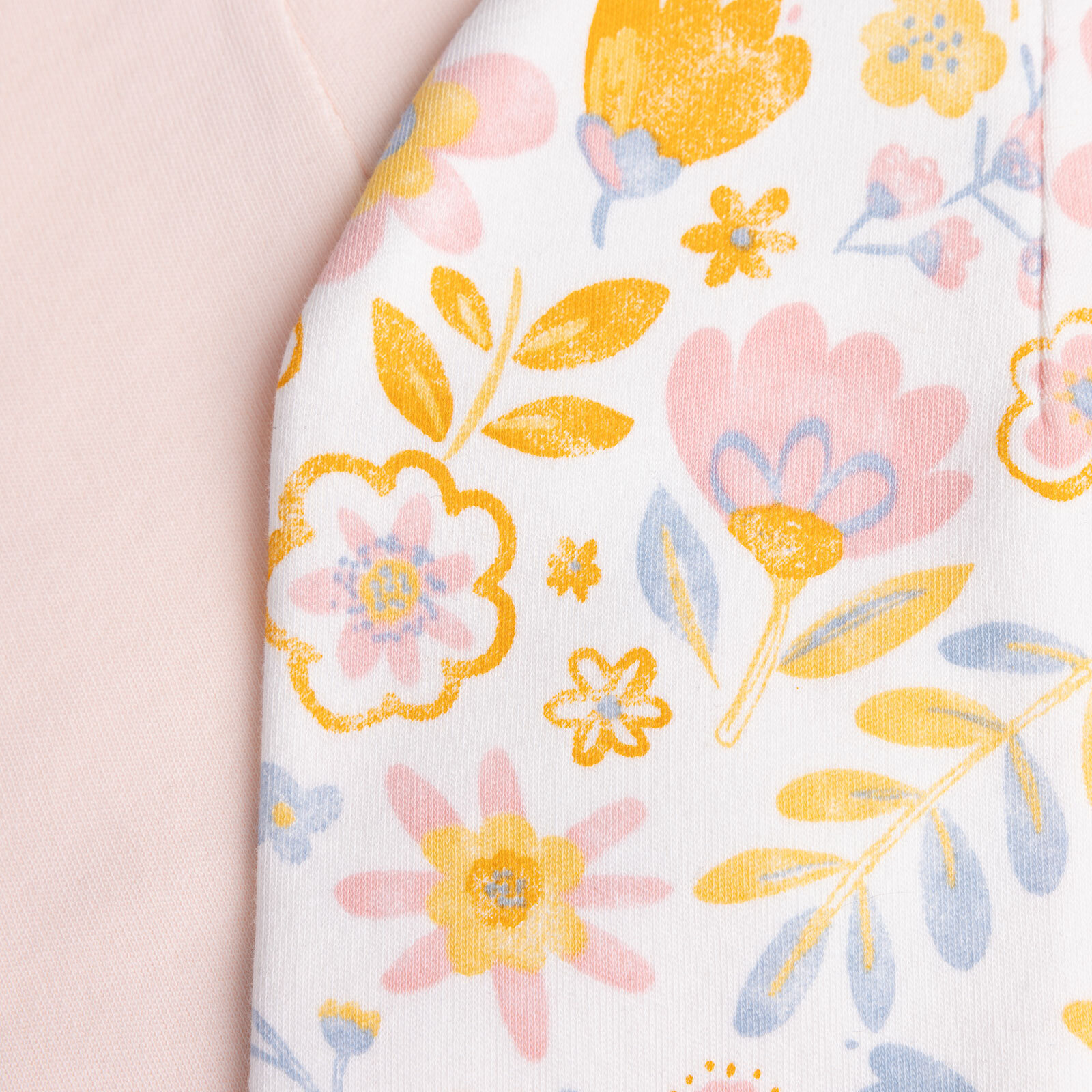 Çiçek Desen Kız 2li Örme Bere Kız Bebek