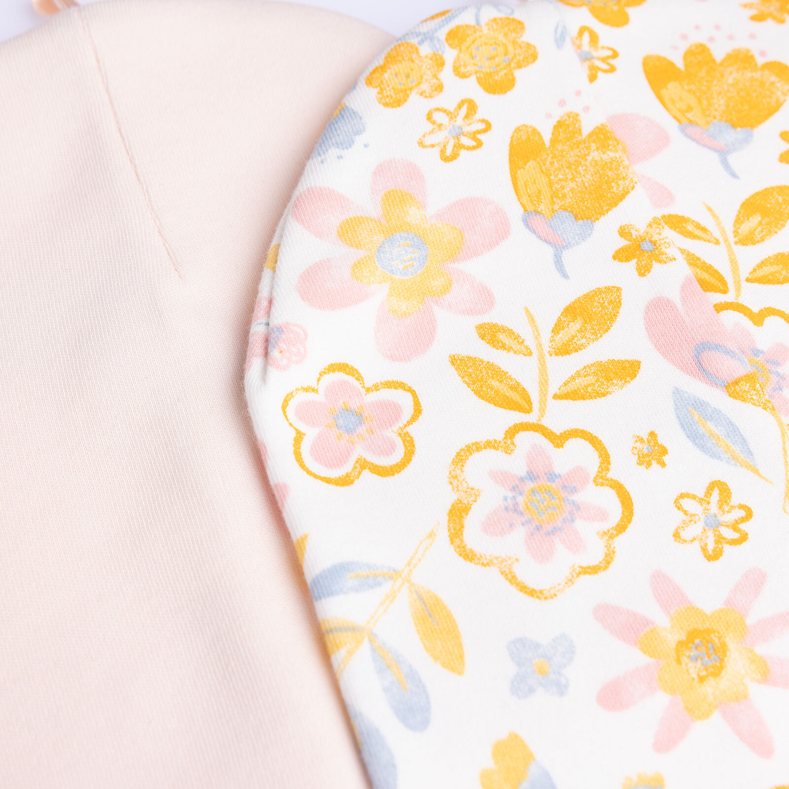 Çiçek Desen Kız 2li Örme Bere Kız Bebek