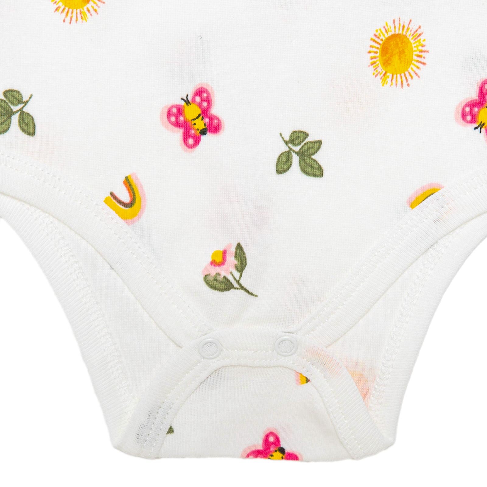 Çiçek Desenli İp Askılı Body