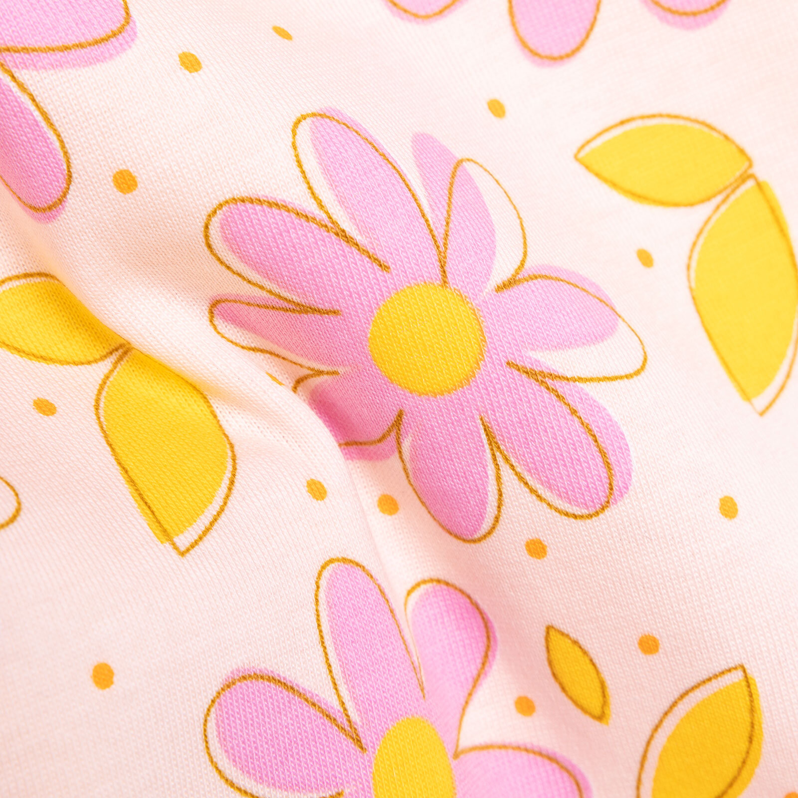 Çiçek Desenli Kısa Kol Body