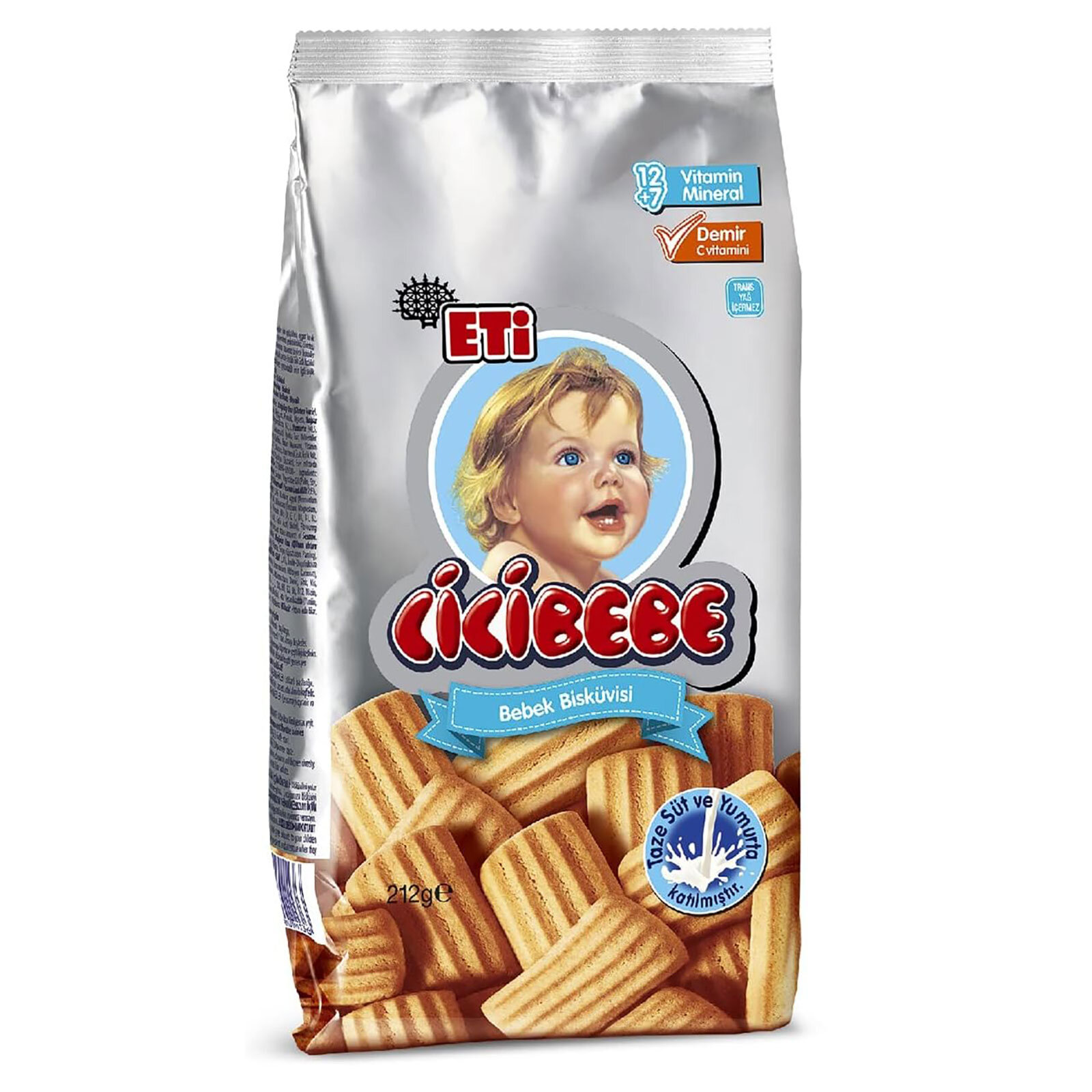 Cicibebe Bebek Bisküvisi 212 gr Cicibebe Bebek Bisküvisi 212 gr