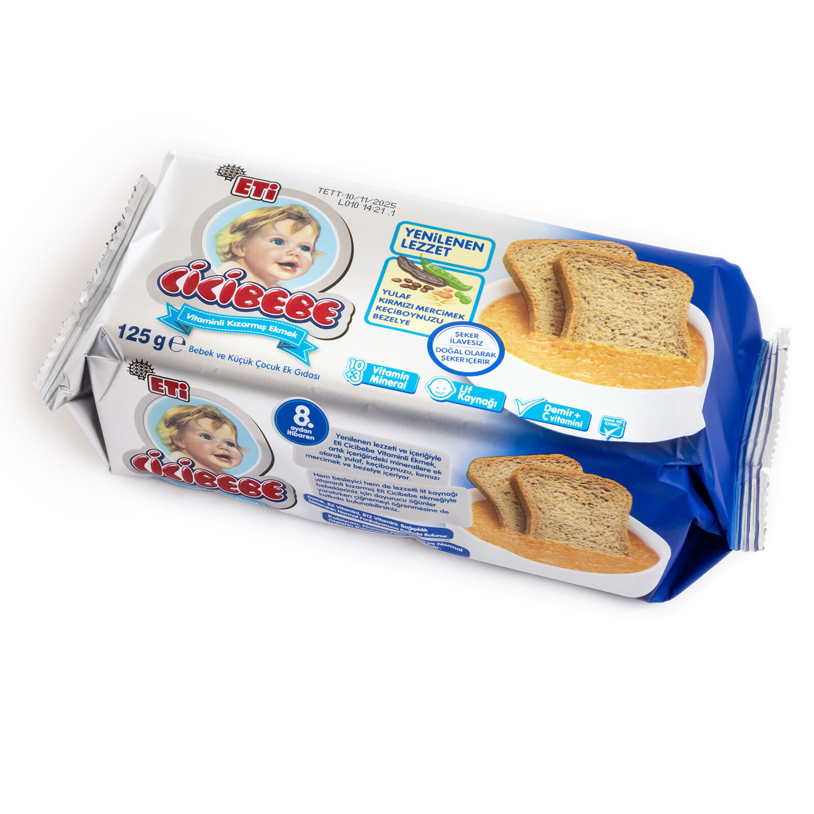 Cicibebe Vitaminli Bebek Ekmeği 125 gr