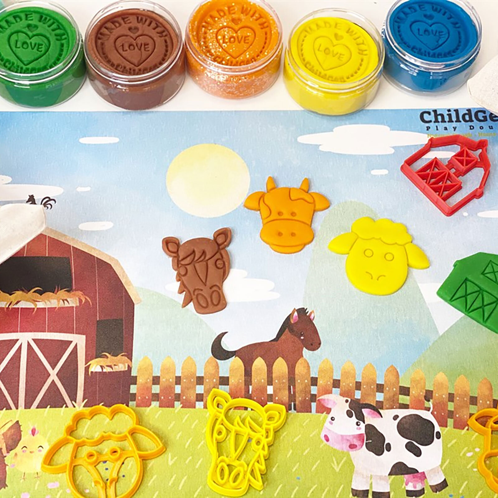Çiftlik Konsept Doğal Oyun Hamur Seti Çiftlik Konsept Doğal Oyun Hamur Seti
