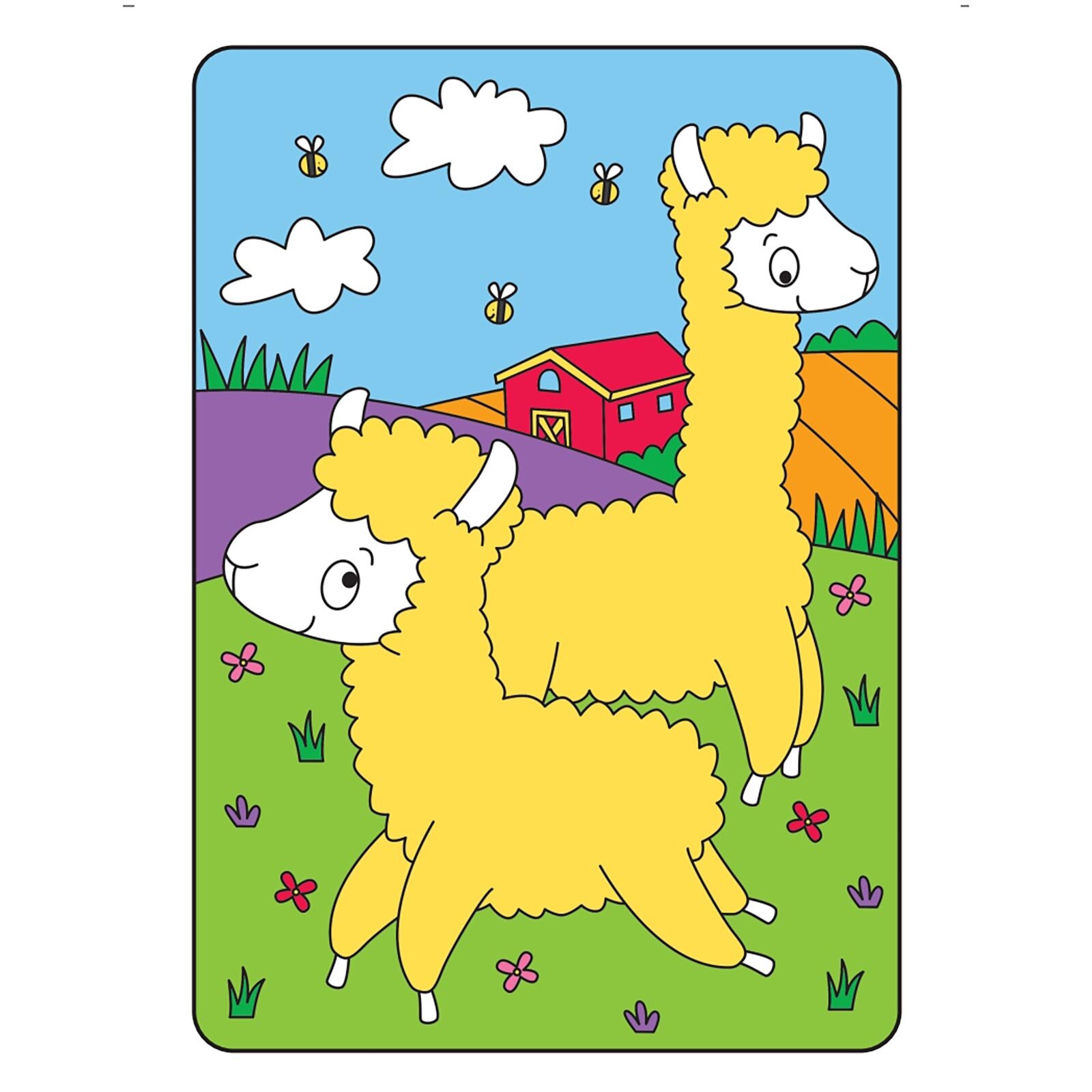 Çiftlikte Renkleri Öğrenelim Boyama Kitabım