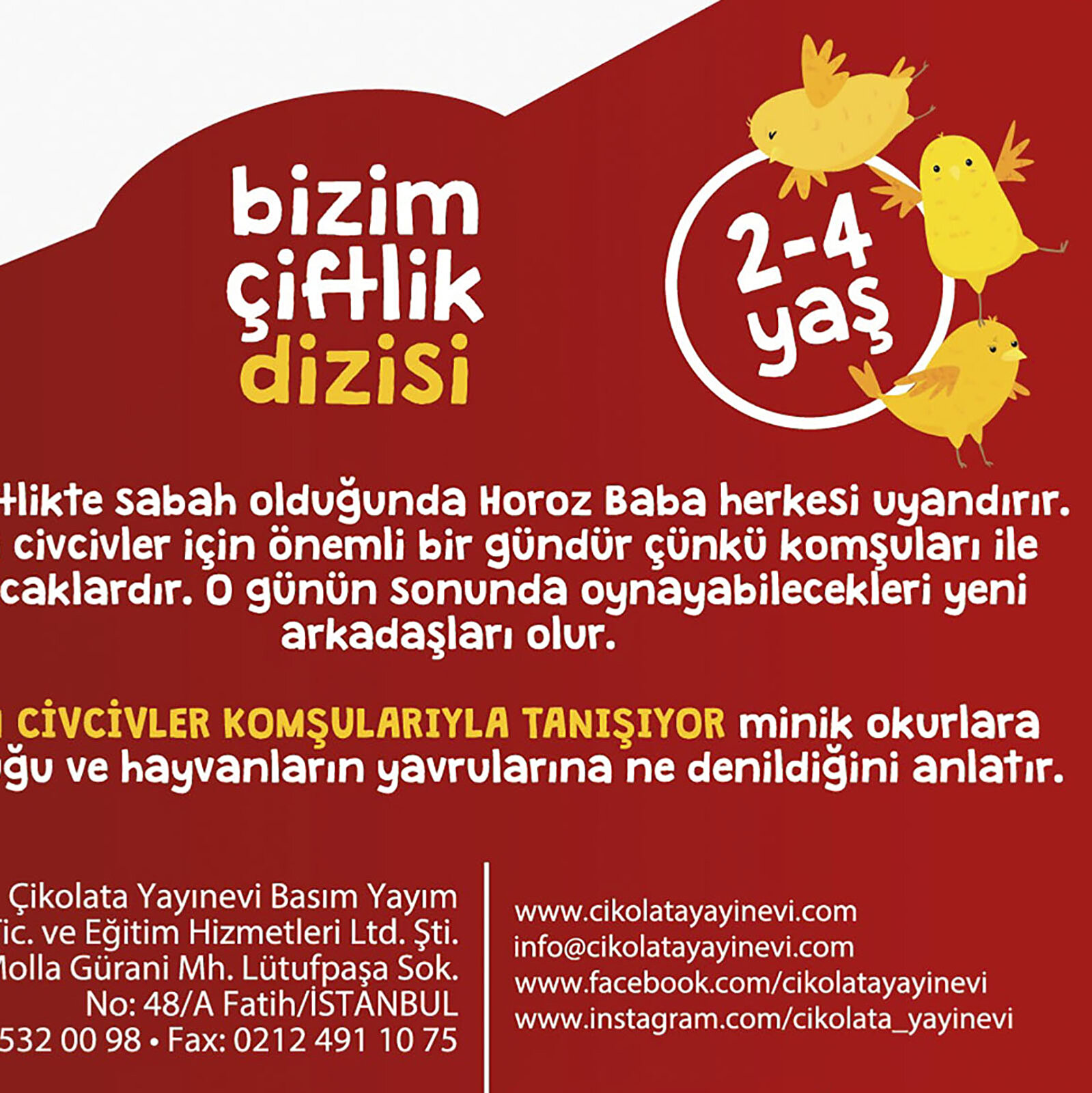 Afacan Civcivler Komşularıyla Tanışıyor Bebek Masal Meltem Erinçmen Kanoğlu