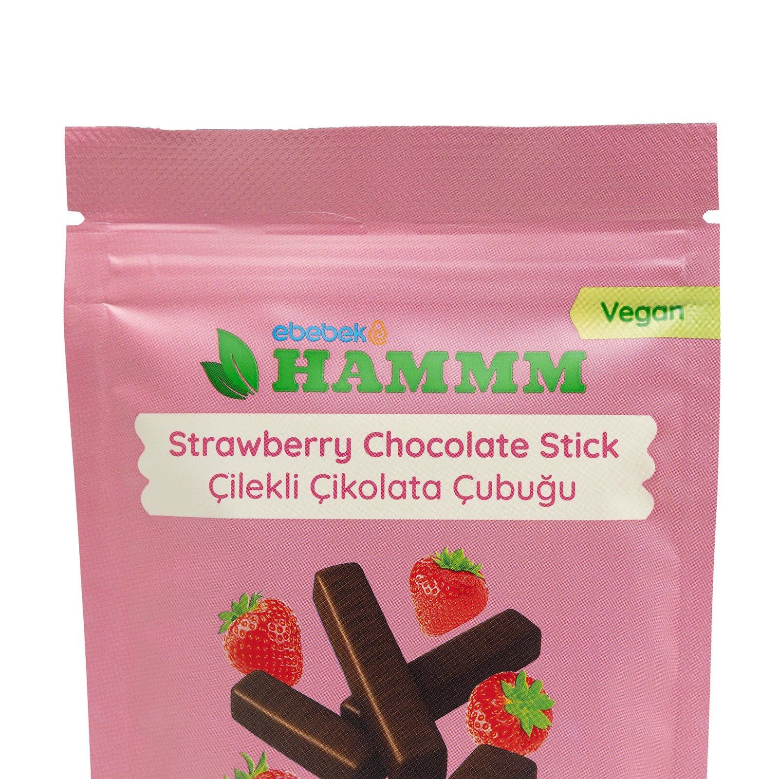 Çilekli Çikolata Kaplamalı Meyve Stick 30 gr