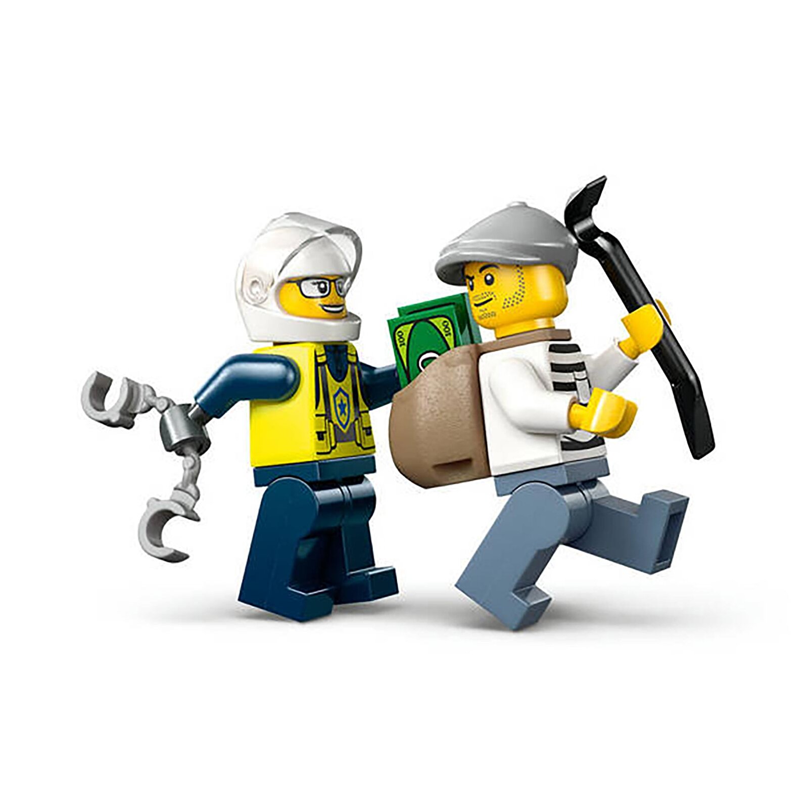 City Polis Motosikleti Takibi, 4 Yaş ve Üzeri Çocuklar için Oyuncak Motosiklet Yapım Seti