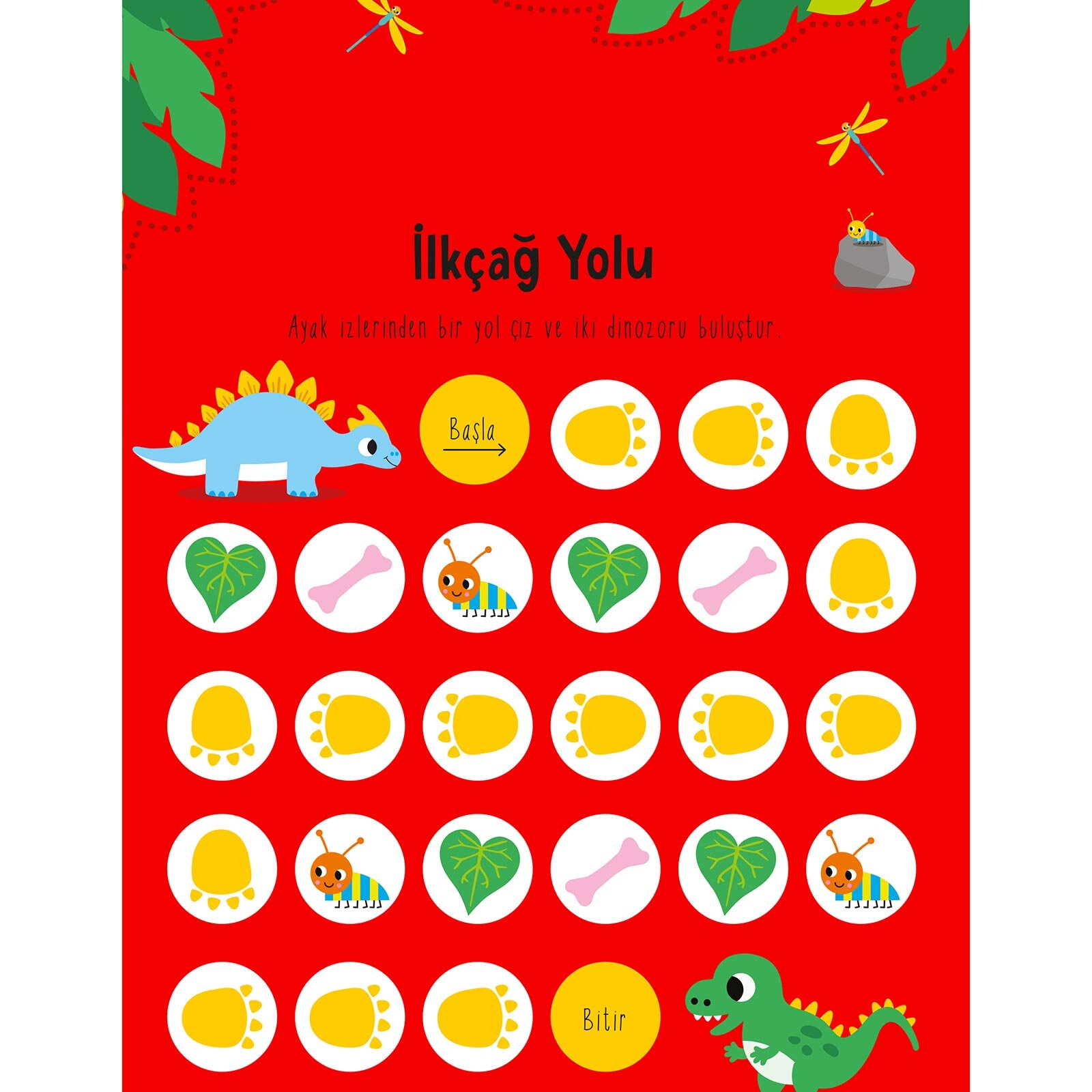 Çiz – Sil Aktivite Kitabı Dino Diyarı