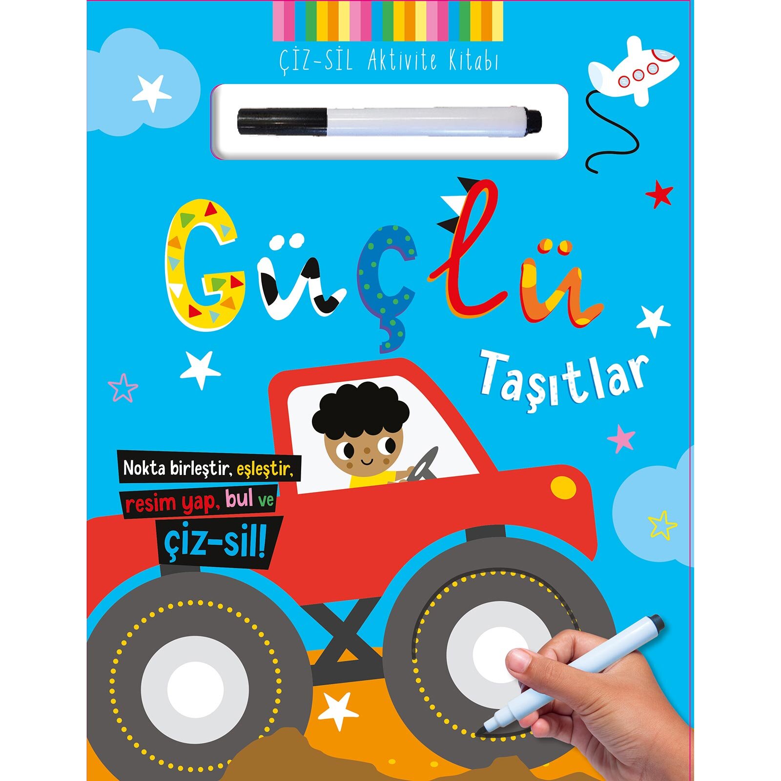 Çiz – Sil Aktivite Kitabı Güçlü Taşıtlar Çiz – Sil Aktivite Kitabı Güçlü Taşıtlar