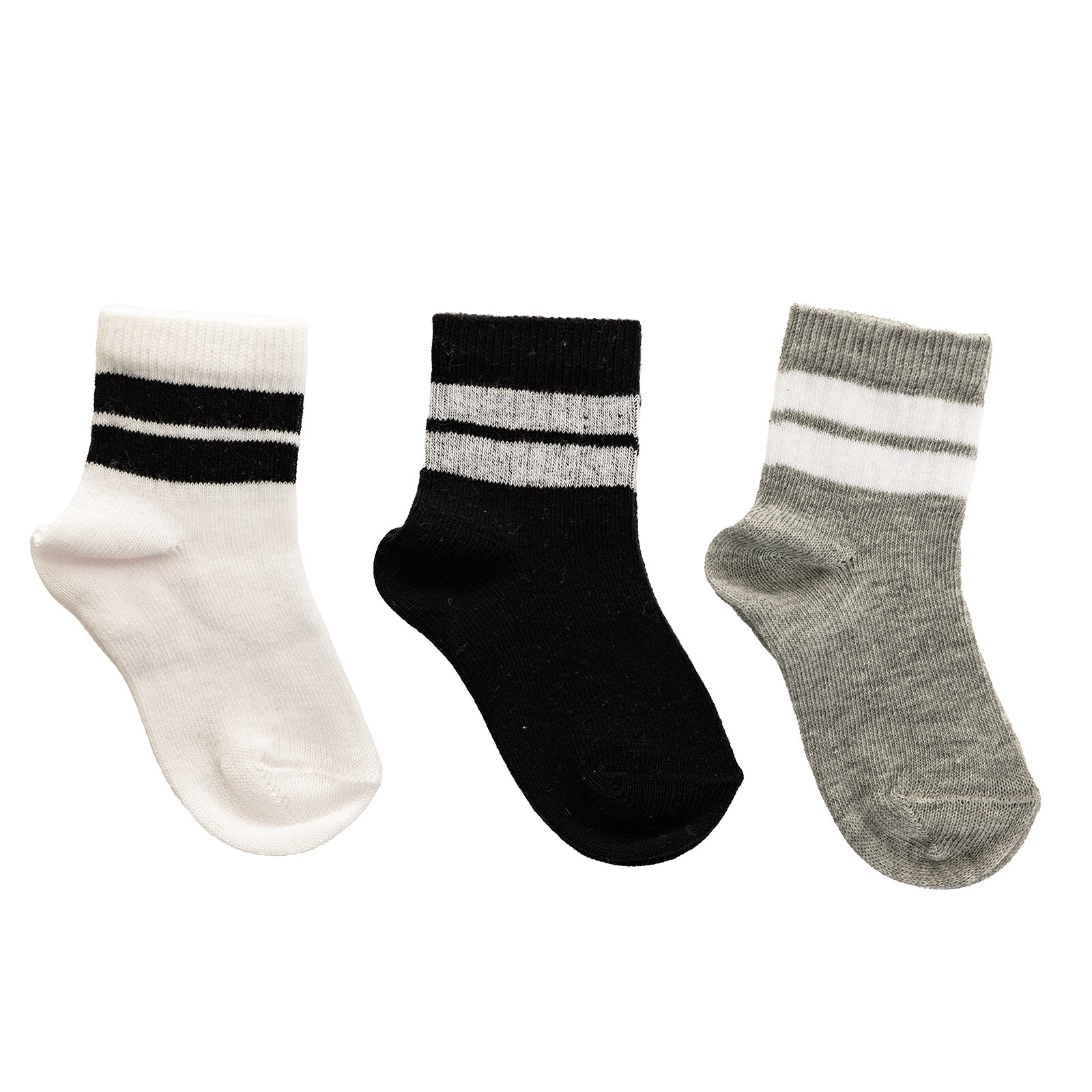 Çizgili 3lü Soket Çorap Erkek Bebek Çizgili 3lü Soket Çorap Erkek Bebek