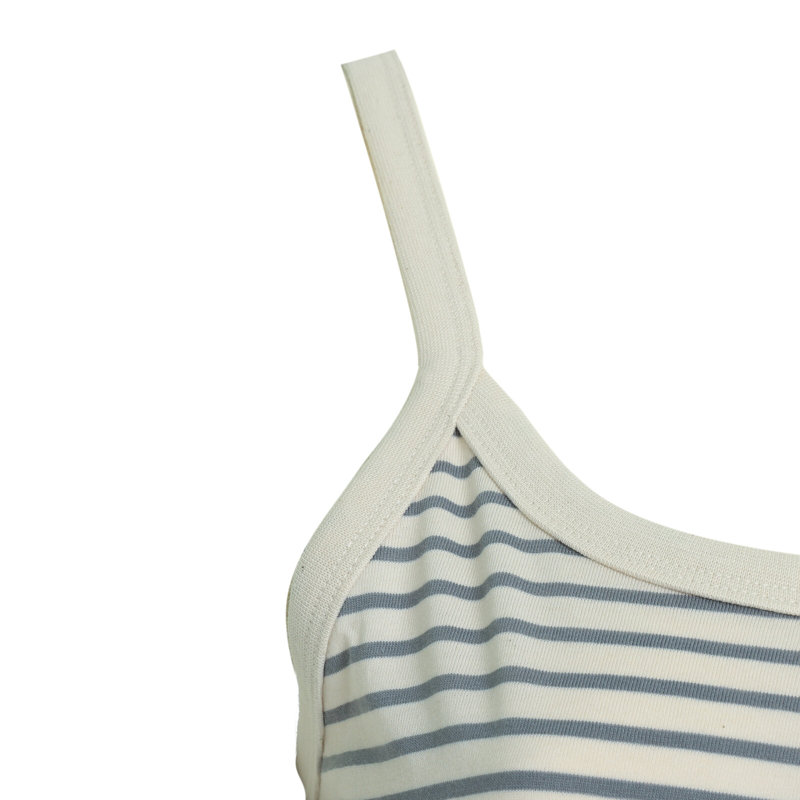 Çizgili İp Askılı Hamile Tshirt Çizgili İp Askılı Hamile Tshirt