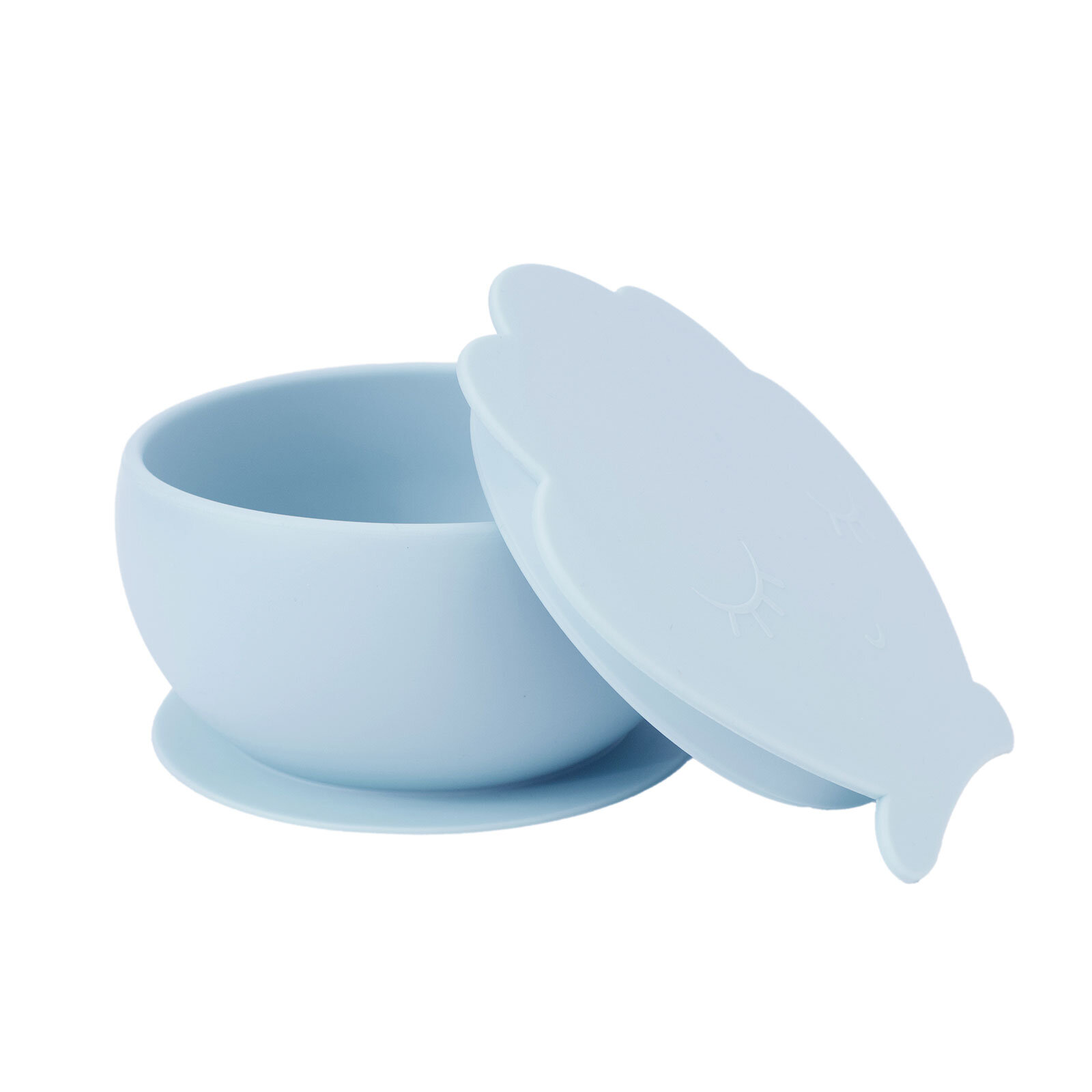 Clamsy Silikon Vakumlu Kapaklı Kase Bluish Clamsy Silikon Vakumlu Kapaklı Kase Bluish