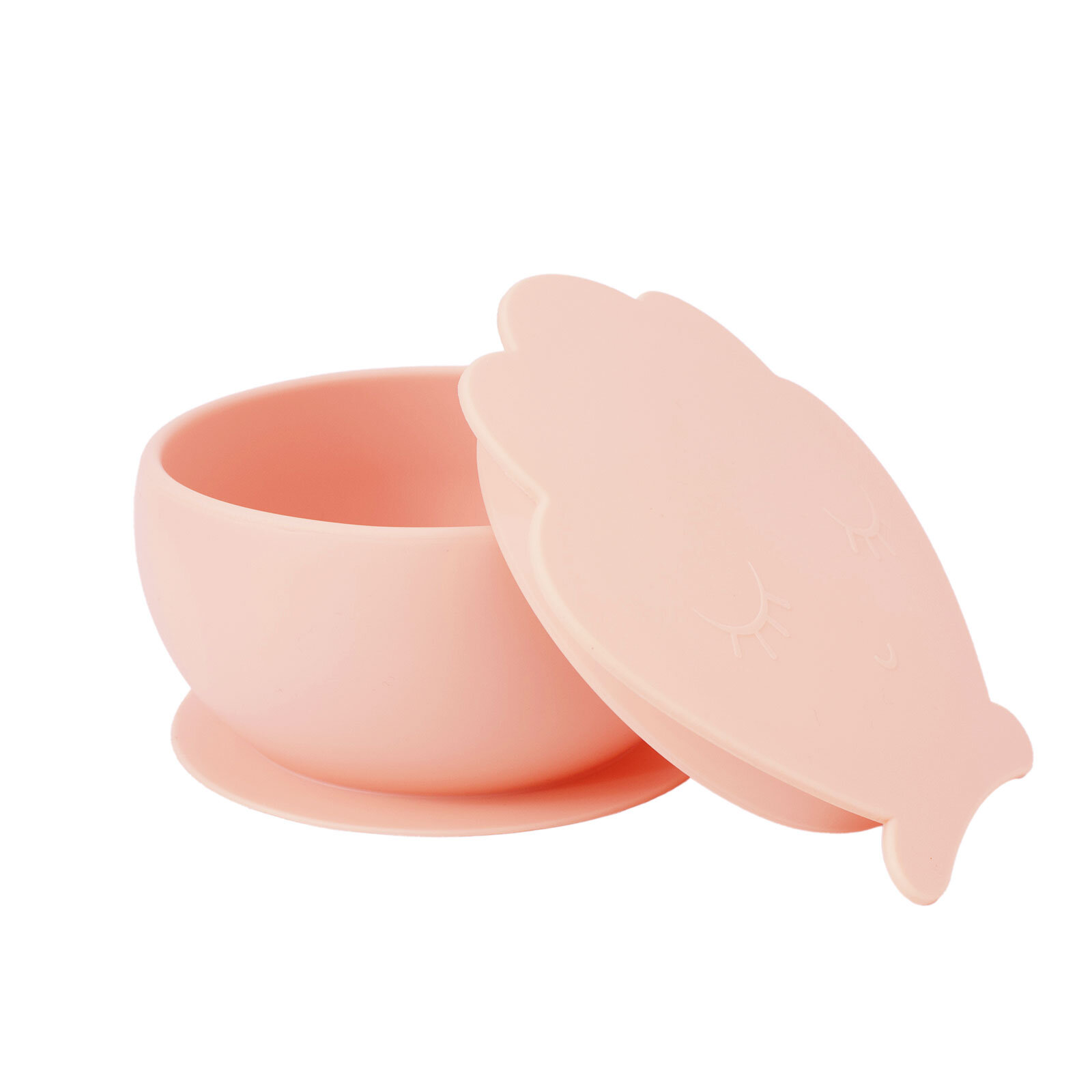 Clamsy Silikon Vakumlu Kapaklı Kase Pinky Clamsy Silikon Vakumlu Kapaklı Kase Pinky