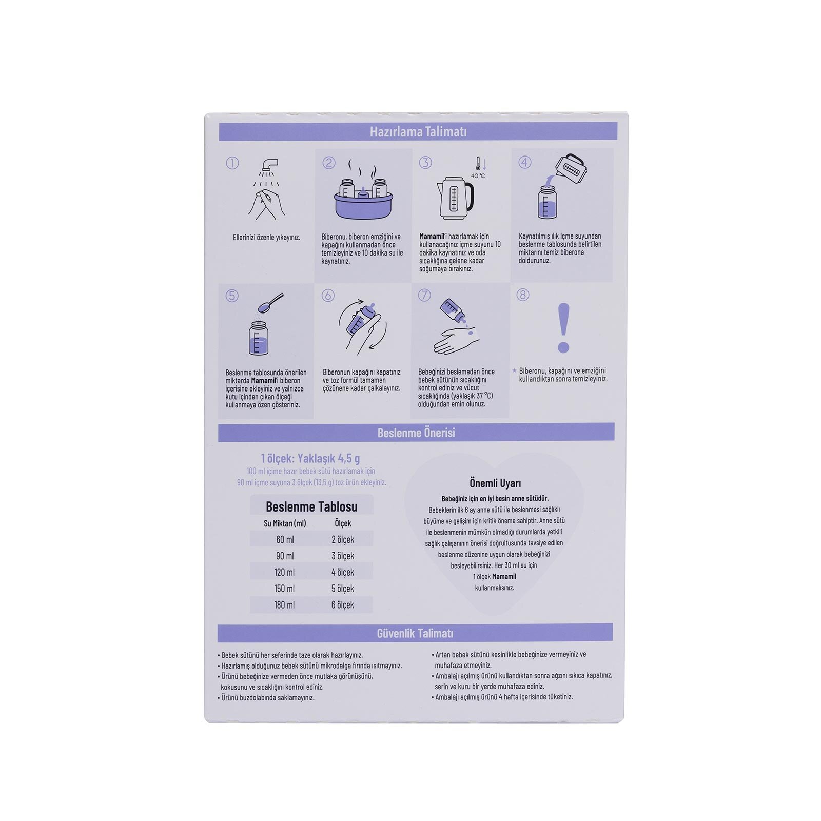 Çocuk Devam Sütü 1 Numara 0-6 Ay 400 gr Çocuk Devam Sütü 1 Numara 0-6 Ay 400 gr
