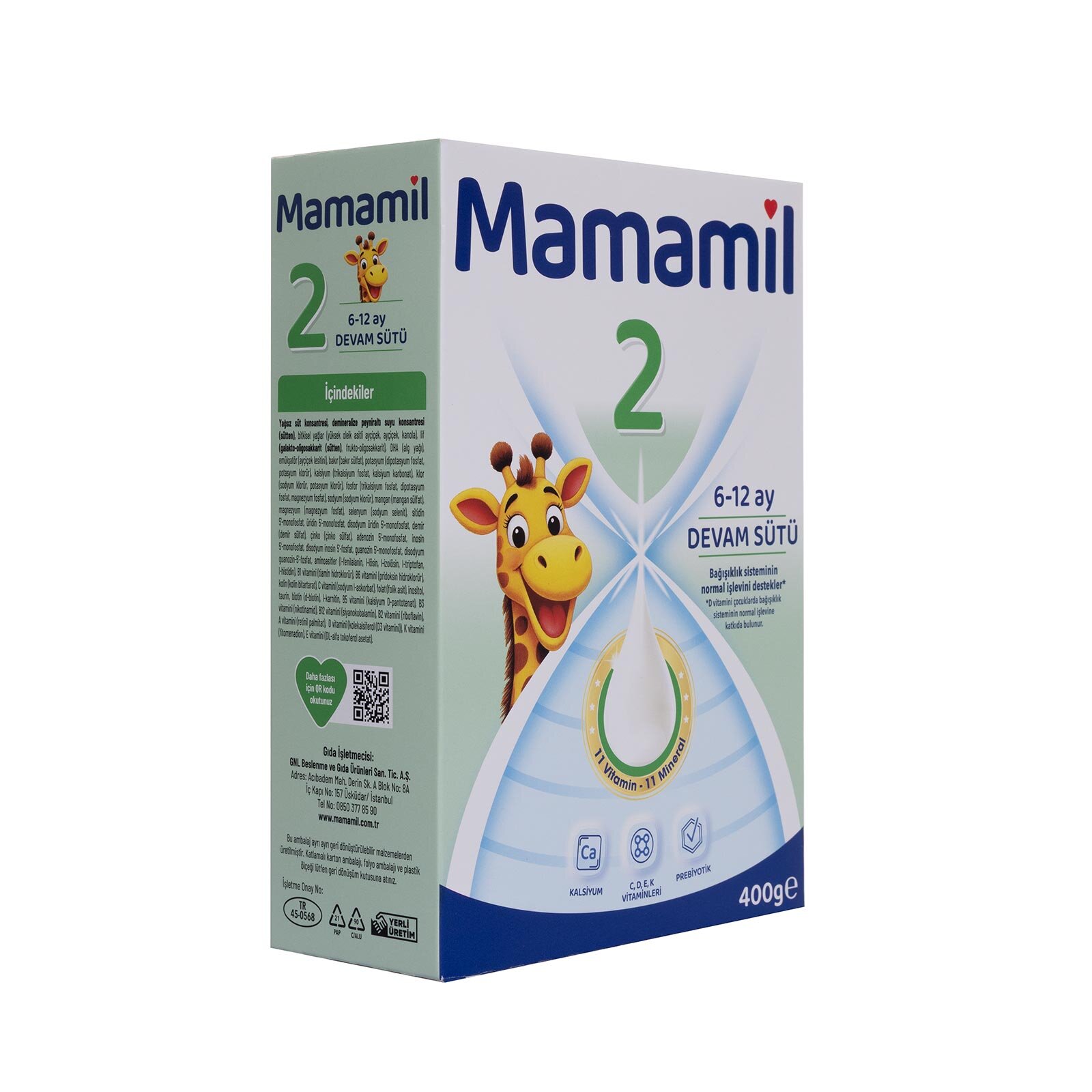 Çocuk Devam Sütü 2 Numara 6-12 Ay 400gr Çocuk Devam Sütü 2 Numara 6-12 Ay 400gr