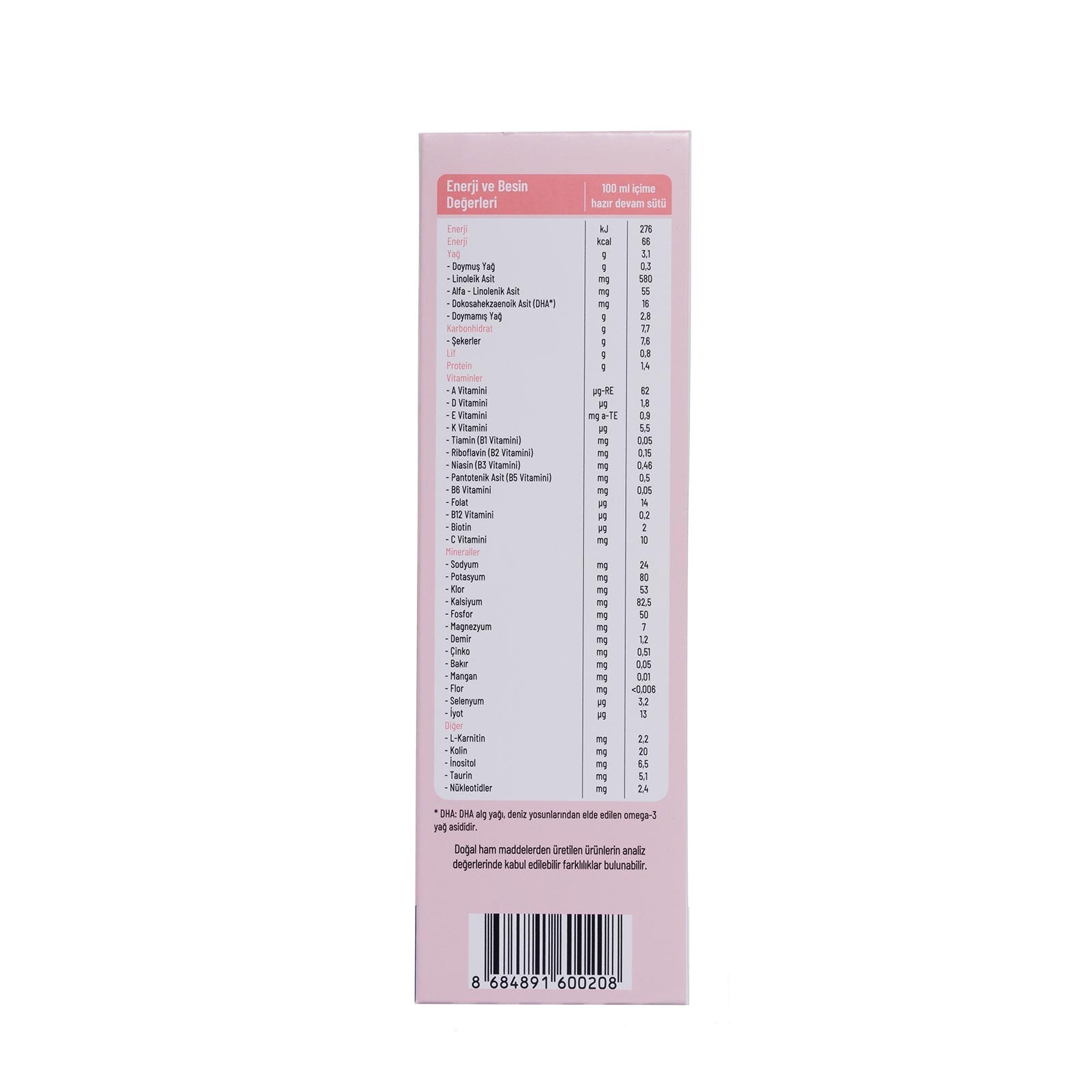 Çocuk Devam Sütü 3 Numara 1+ Yaş 400gr Çocuk Devam Sütü 3 Numara 1+ Yaş 400gr