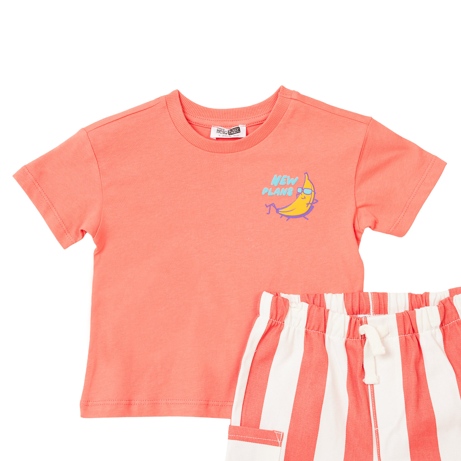 Colorful Summer Tshirt-Şort