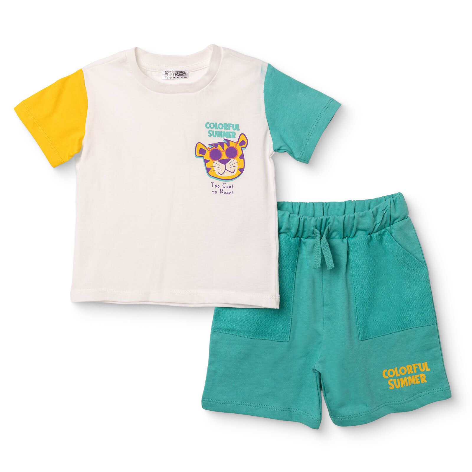 Colorful Summer Tshirt-Şort