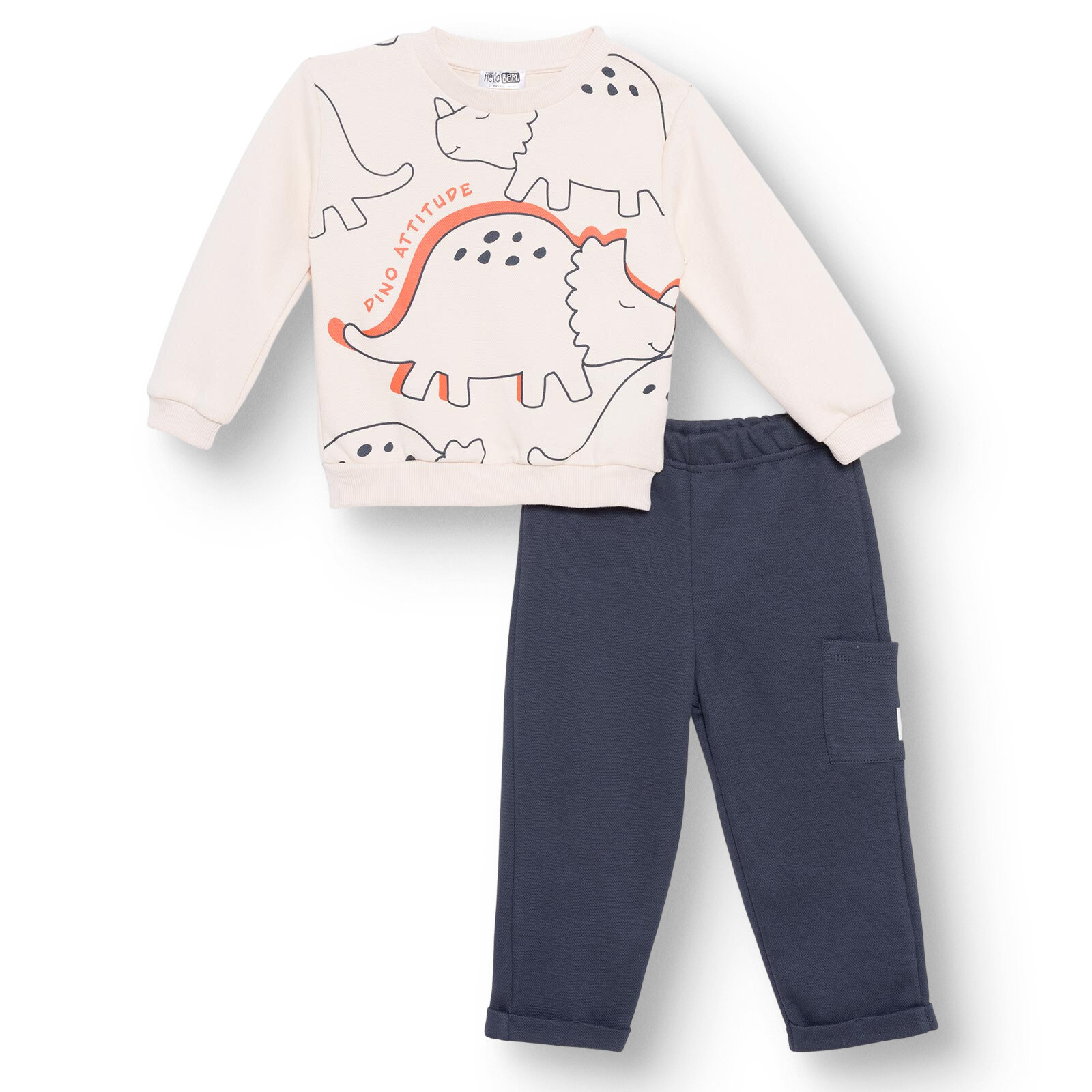 Cool Dino Sweatshirt-Pantolon