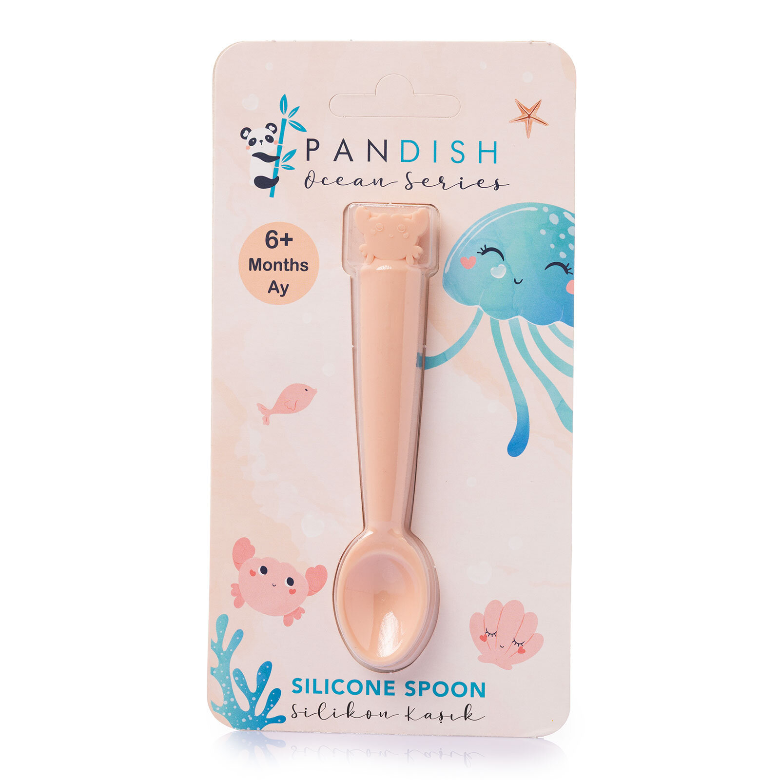 Crabby Silikon Kaşık Pinky