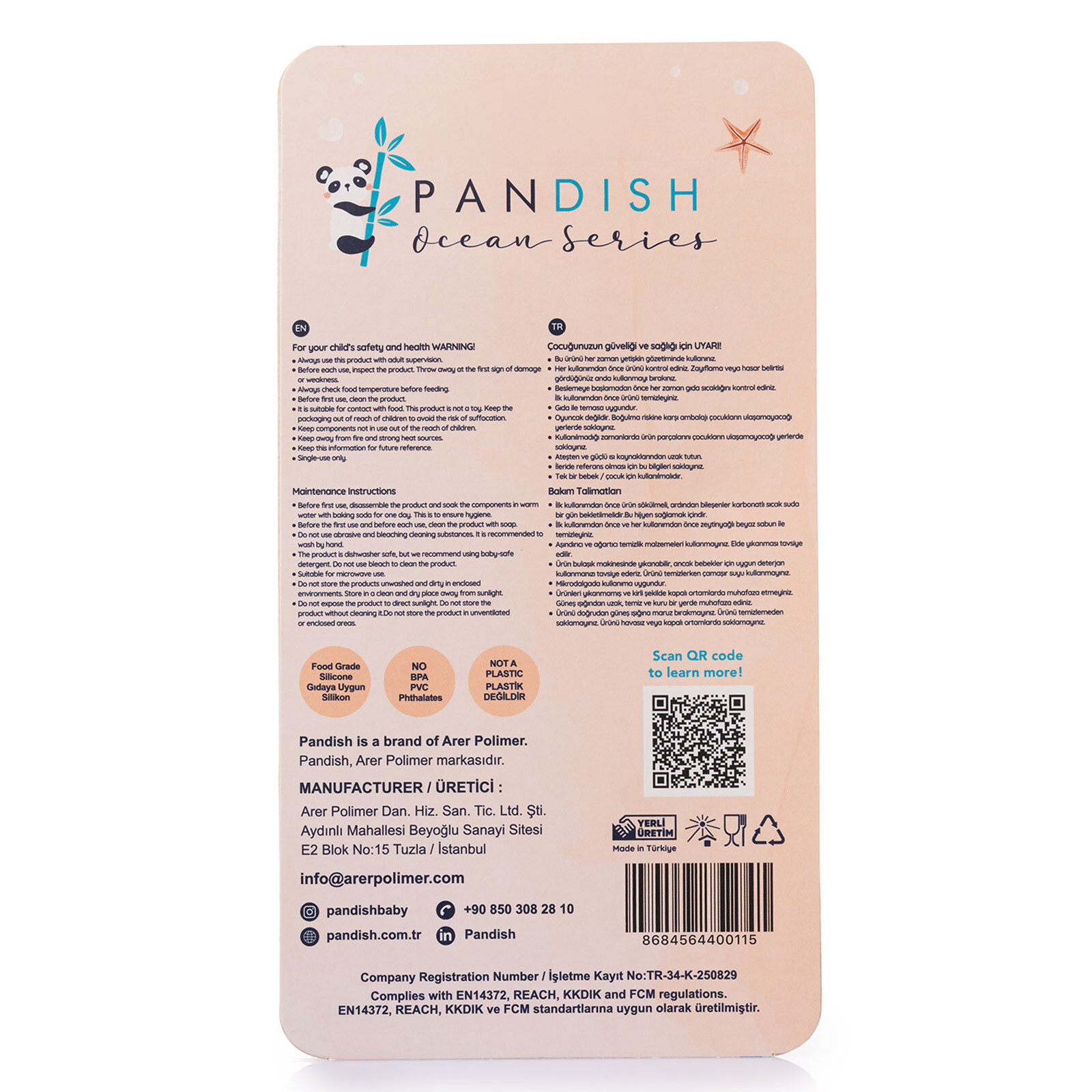 Crabby Silikon Kaşık Pinky