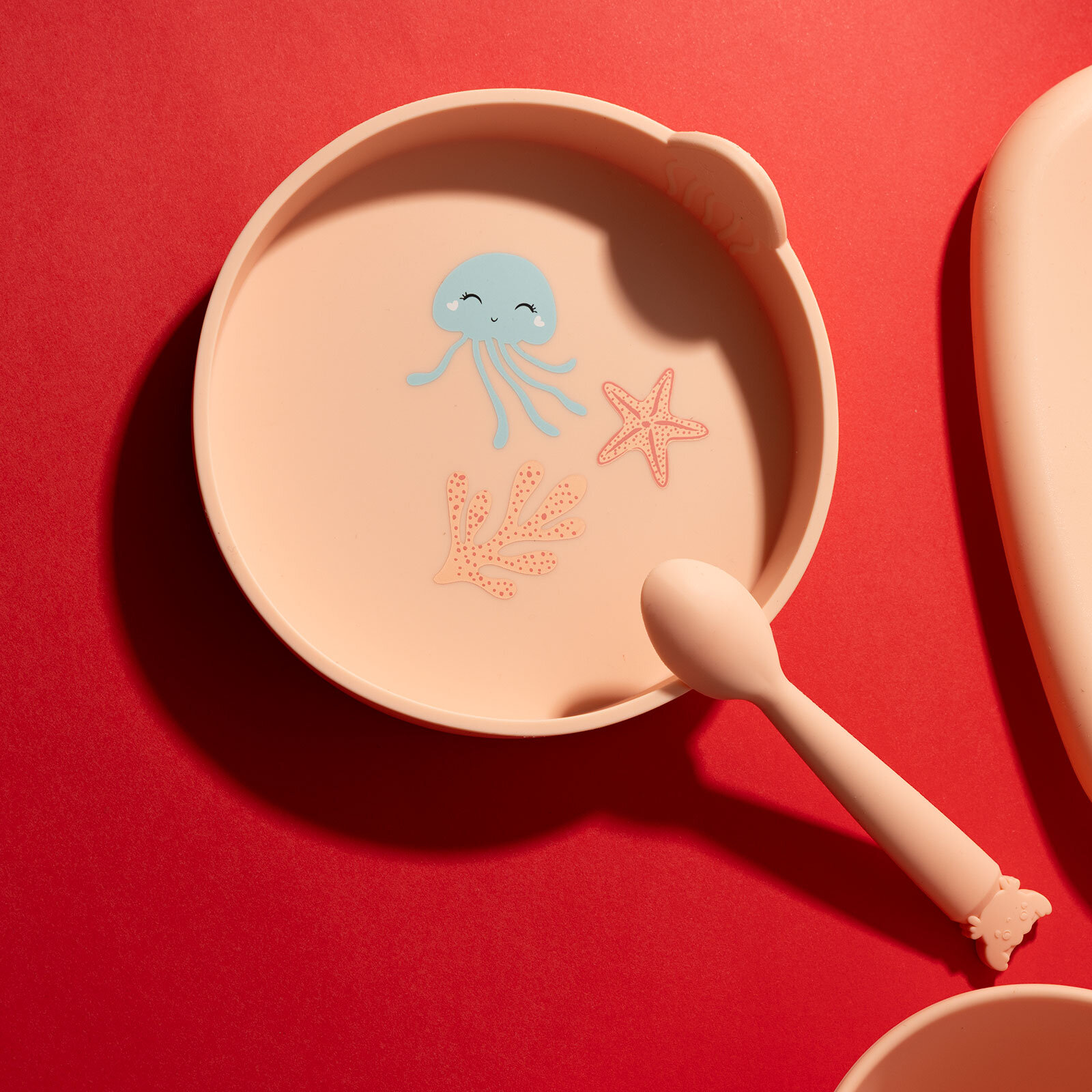 Crabby Silikon Kaşık Pinky