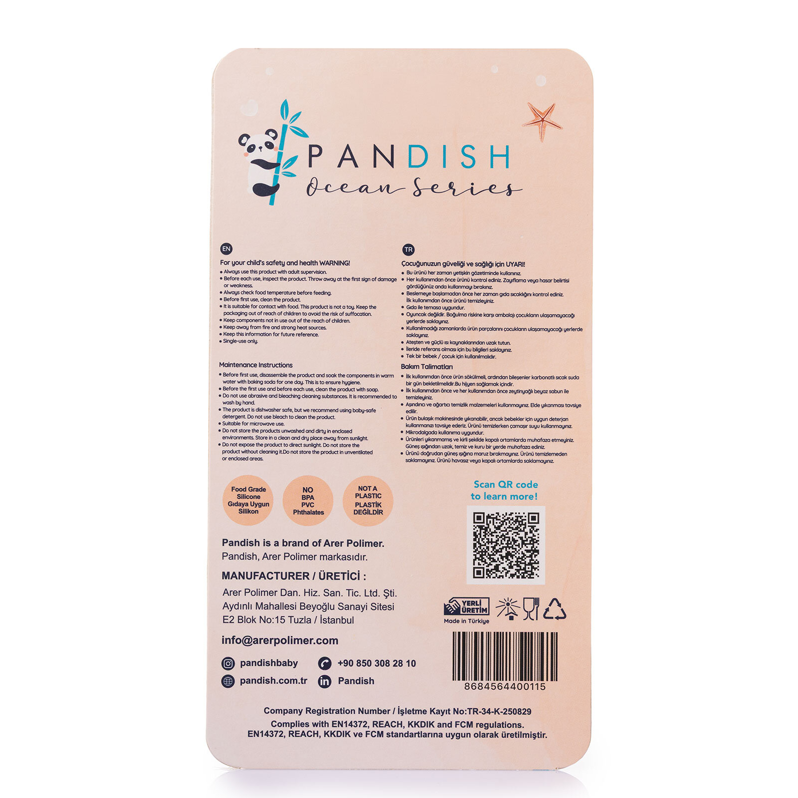 Crabby Silikon Kaşık Pinky