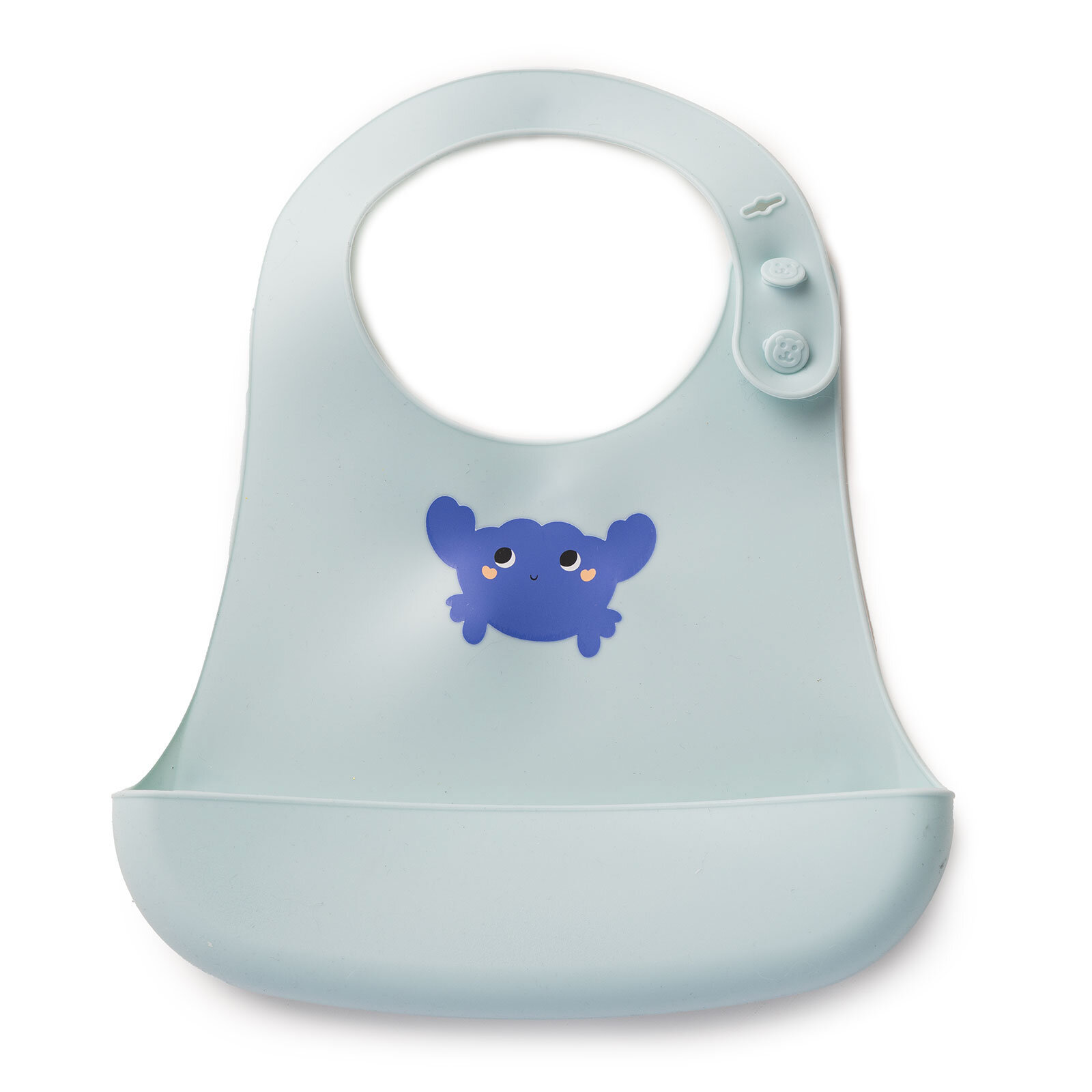 Crabby Silikon Önlük Bluish Crabby Silikon Önlük Bluish