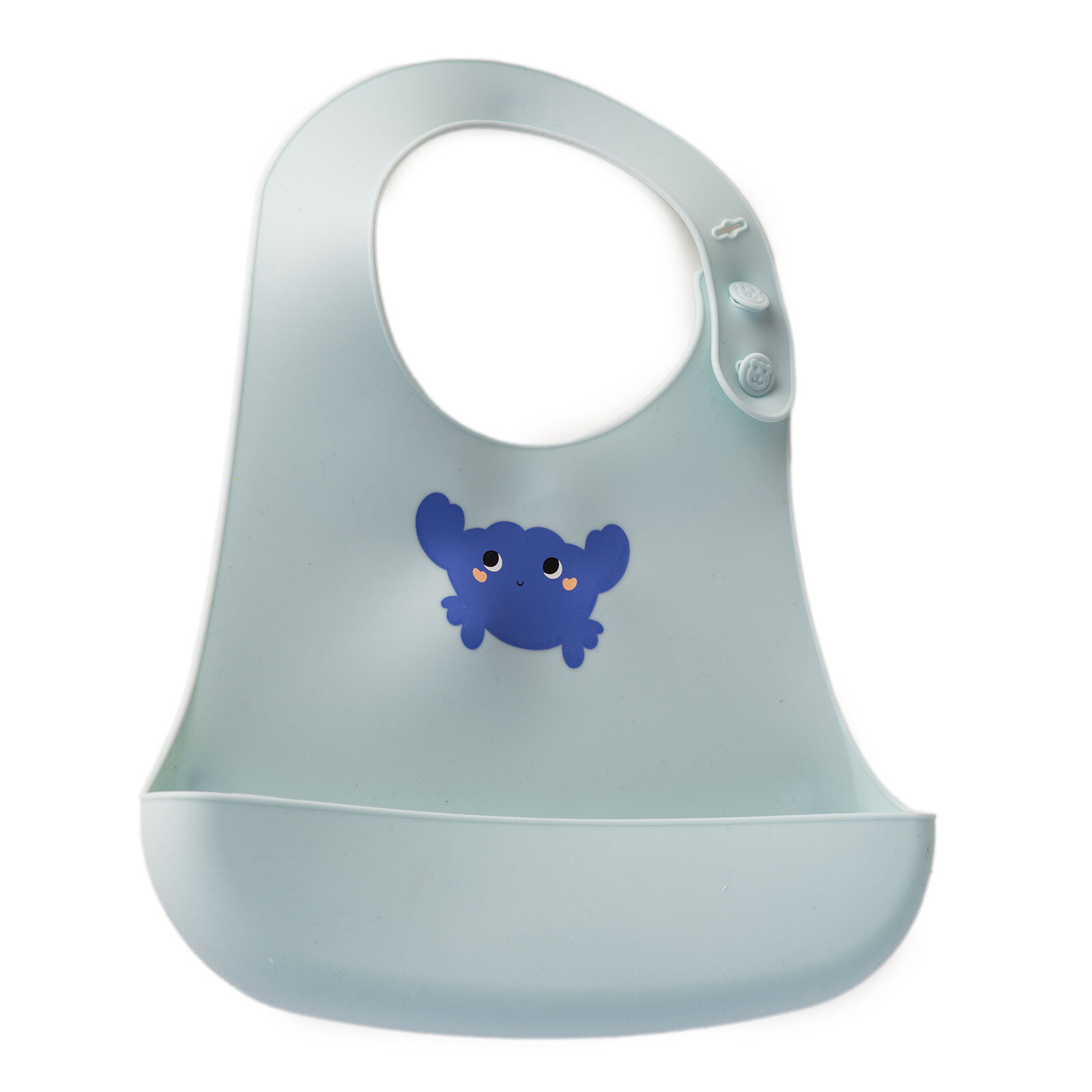 Crabby Silikon Önlük Bluish