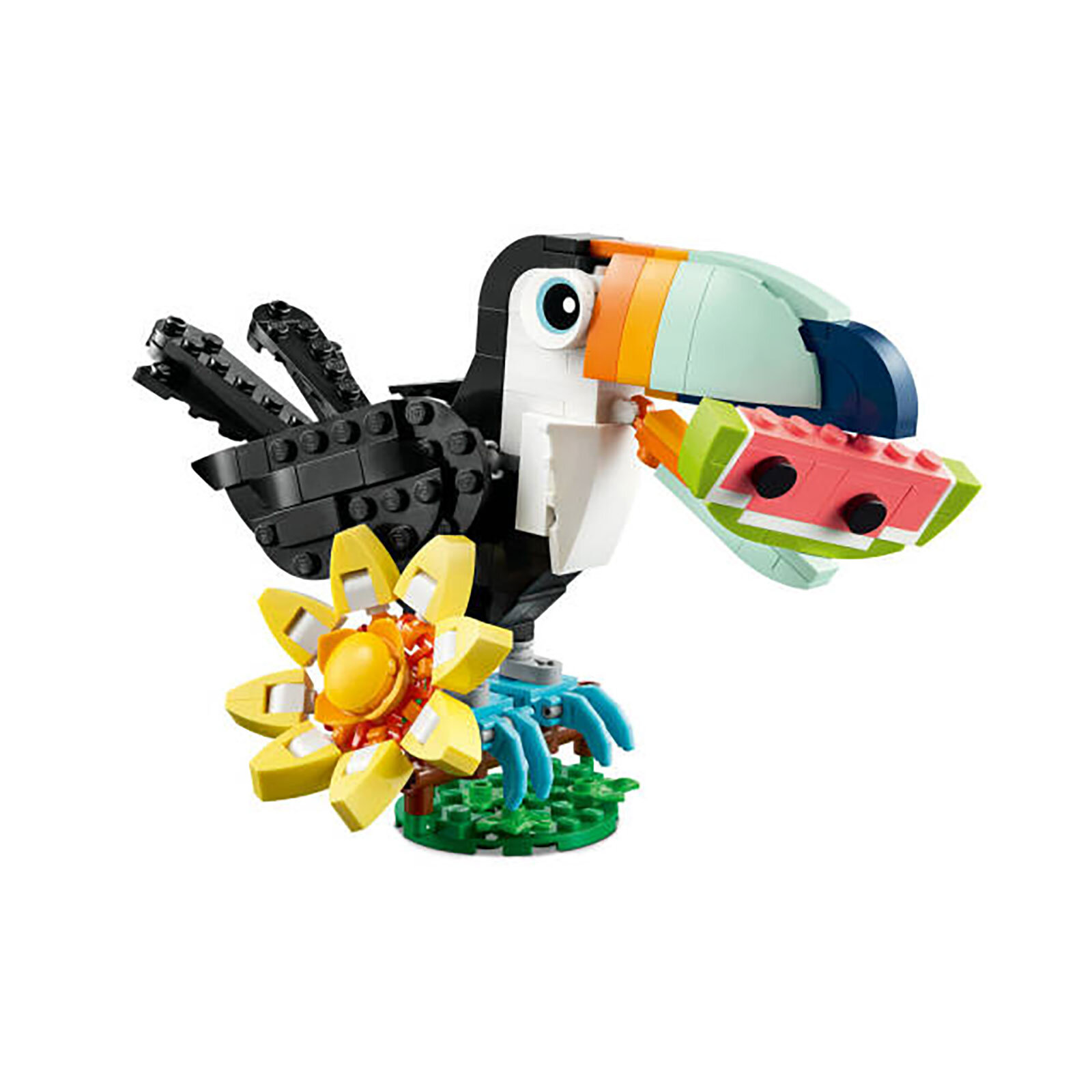 Creator 3'ü 1 Arada Vahşi Hayvanlar: Tropikal Tukan Kuşu Figürü Oyun Seti 31173