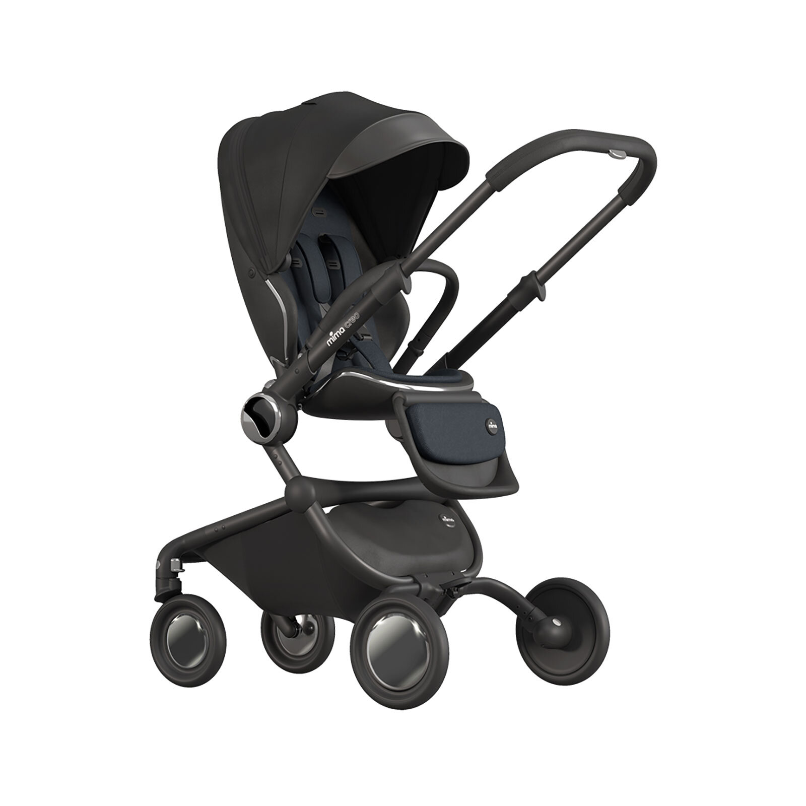 Creo Black Çift Yönlü Bebek Arabası