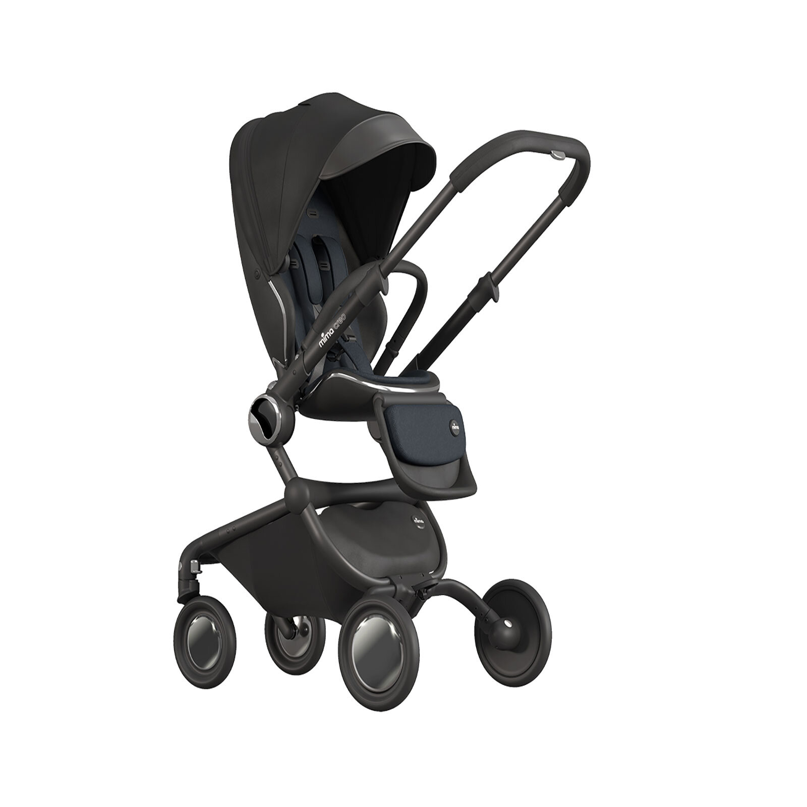 Creo Black Çift Yönlü Bebek Arabası