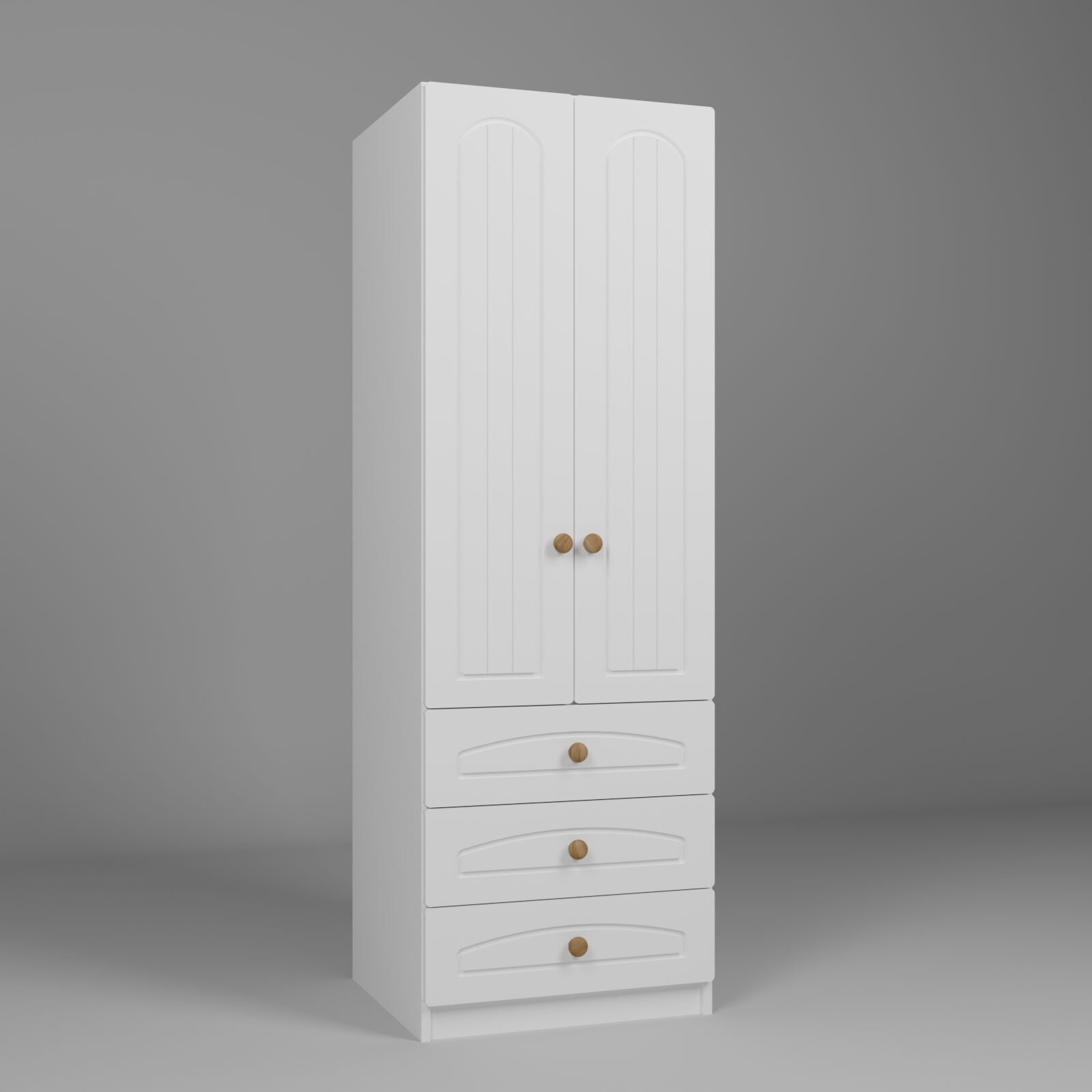 2 Kapılı ve 3 Çekmeceli Dolap Beyaz 2 Kapılı ve 3 Çekmeceli Dolap Beyaz