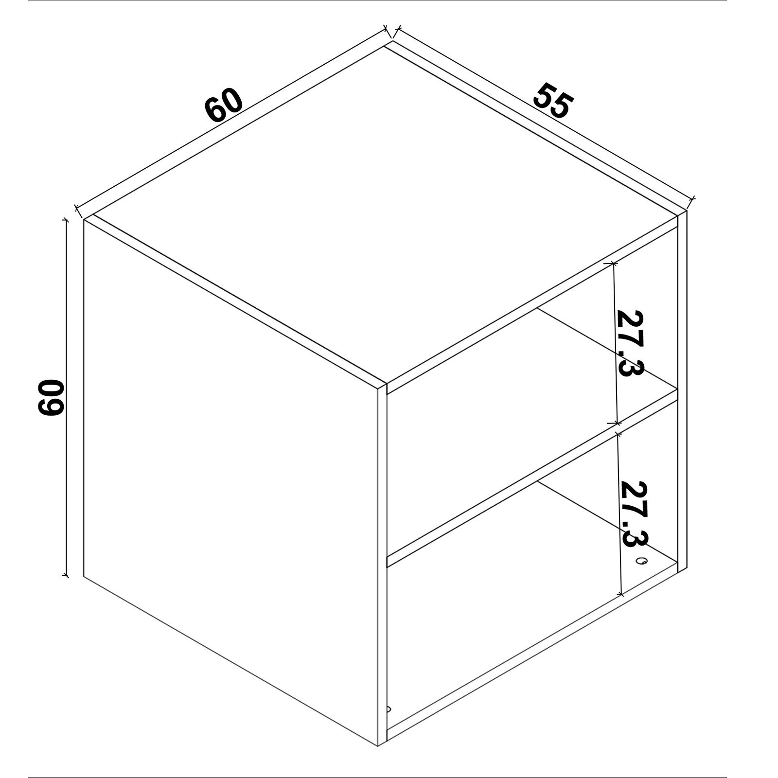 Montessori 2 Raflı Kitaplık Beyaz