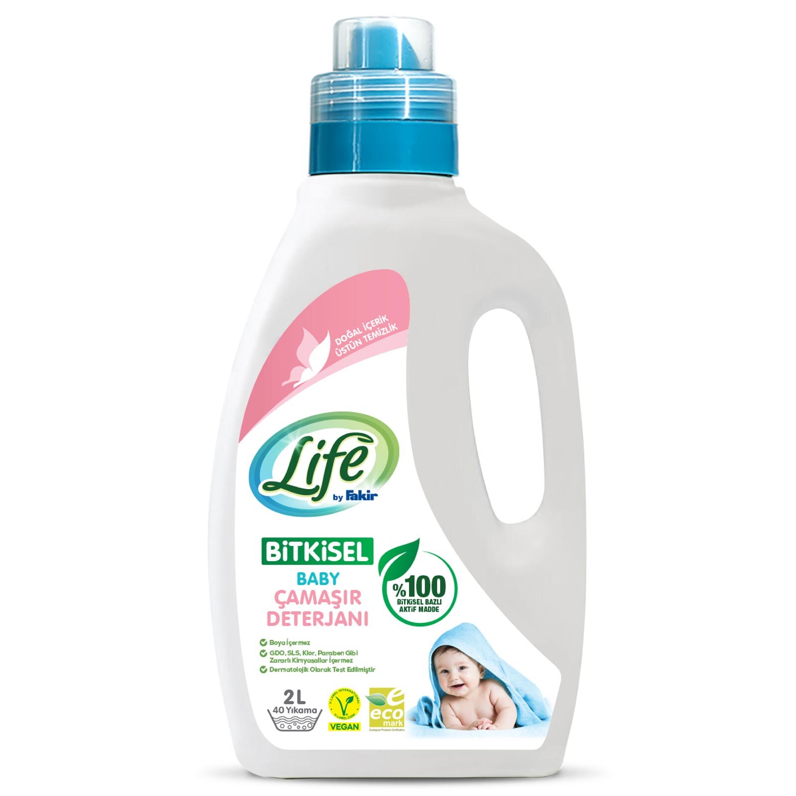 Life by Fakir Baby Bitkisel Çamaşır Deterjanı 2000ml Life by Fakir Baby Bitkisel Çamaşır Deterjanı 2000ml