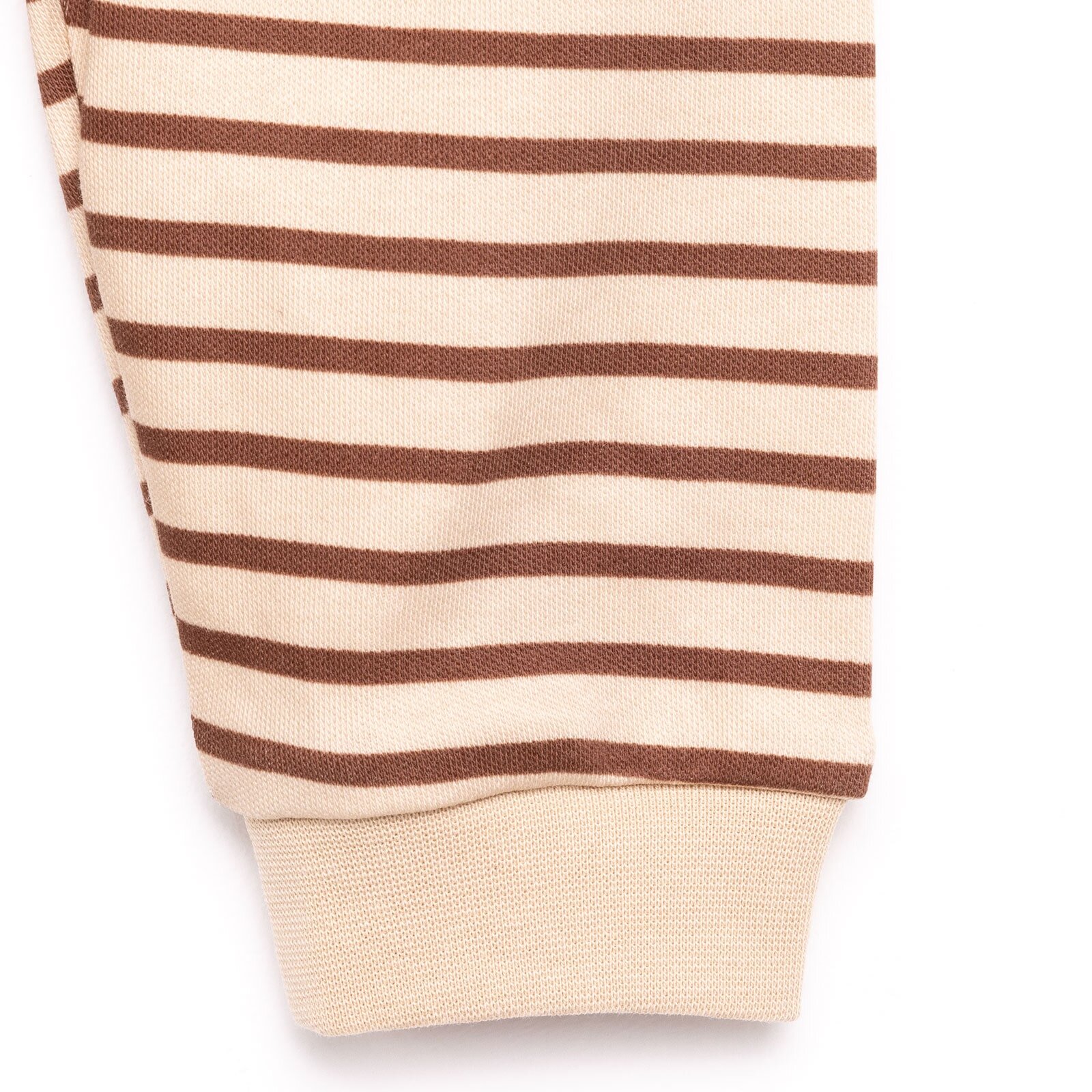 Bisiklet Yaka Ayı Desenli Pijama Takımı Erkek Bebek Bisiklet Yaka Ayı Desenli Pijama Takımı Erkek Bebek