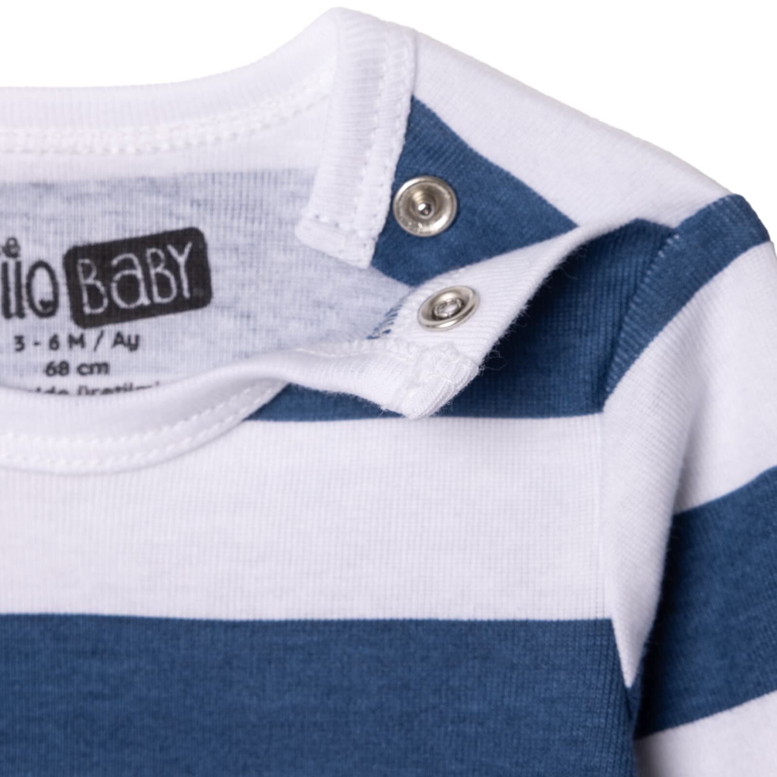 Erkek Bebek Uzun Kol Body İnterlok Zarf Yaka Uzun Kol