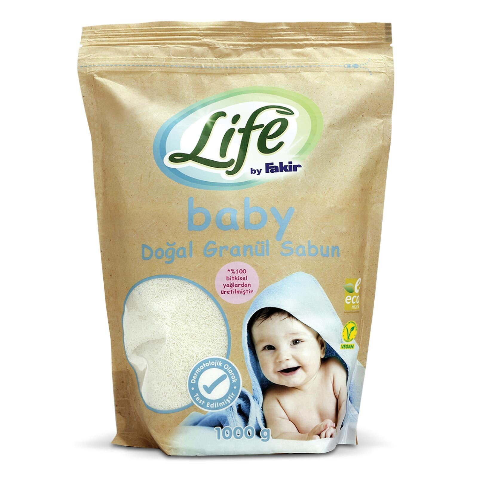 Life by Fakir Baby Doğal Granül Sabun 1000 gr Life by Fakir Baby Doğal Granül Sabun 1000 gr