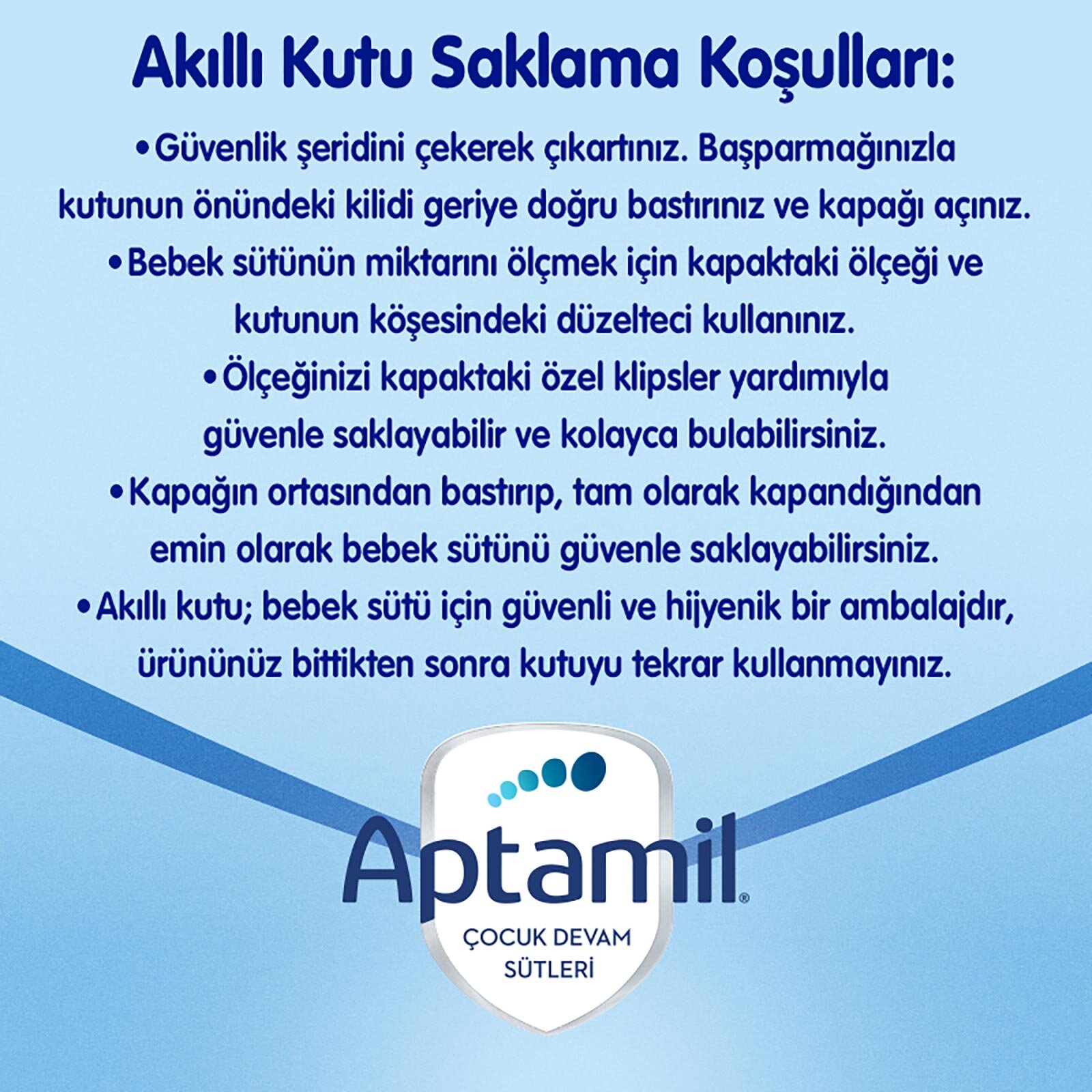 1 Bebek Sütü Akıllı Kutu 350 gr 0-6 Ay